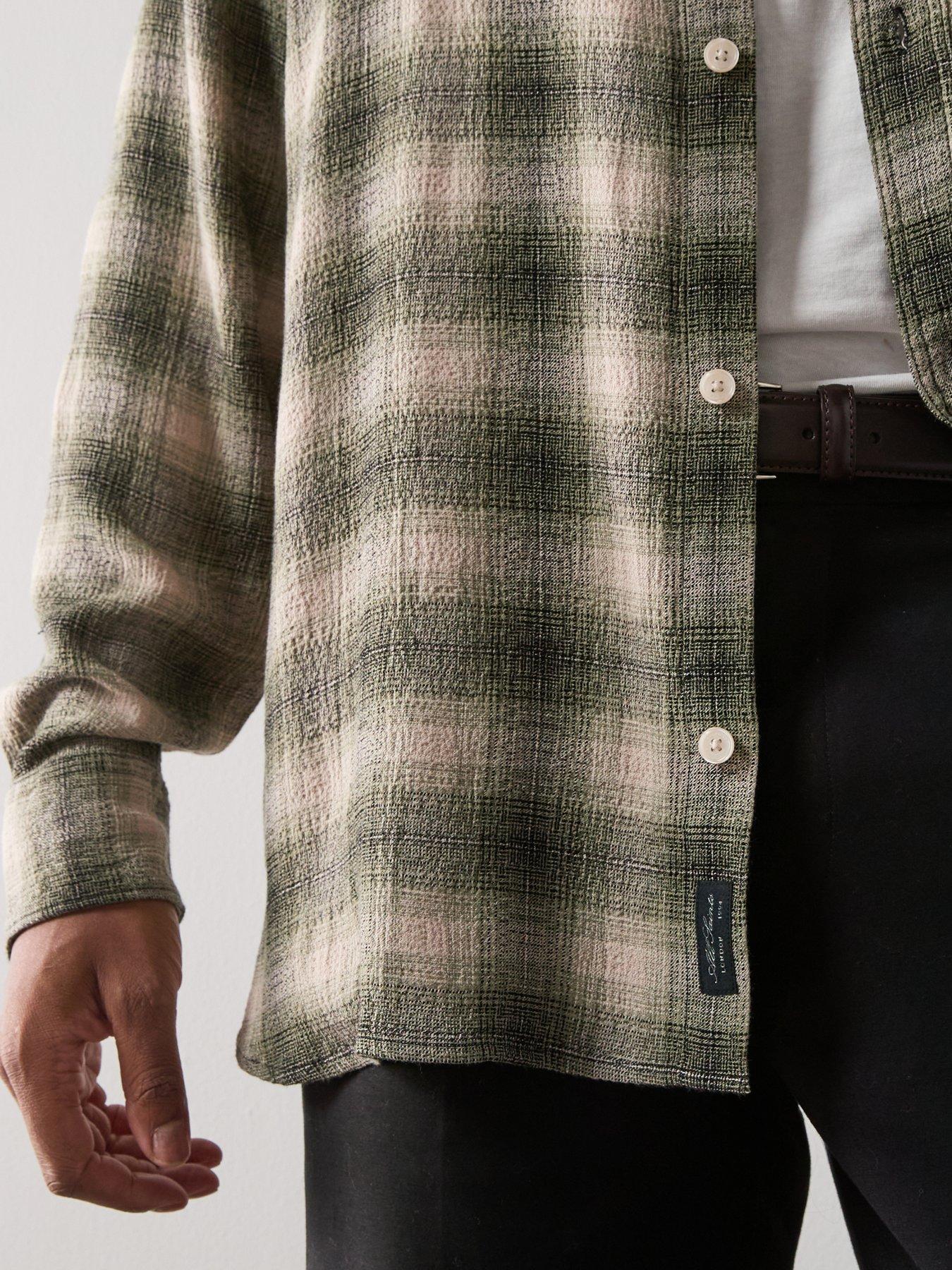 Image 4 of 6 of AllSaints Allsaints Lumley Long Sleeve Checked Shirt