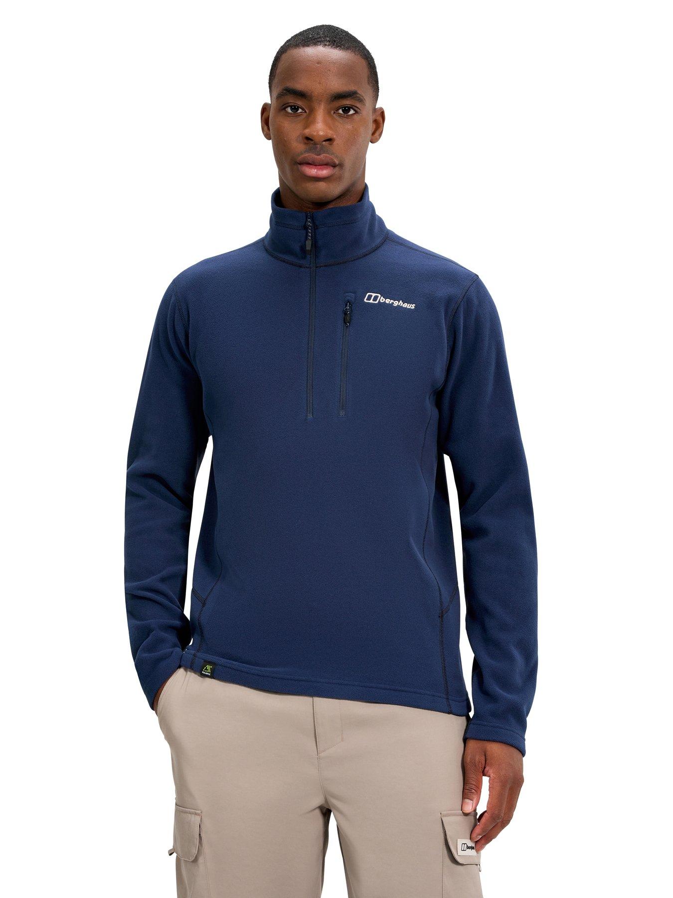 Image 1 of 7 of Berghaus Mens Prism Micro 1/2 Zip Fleece - Navy