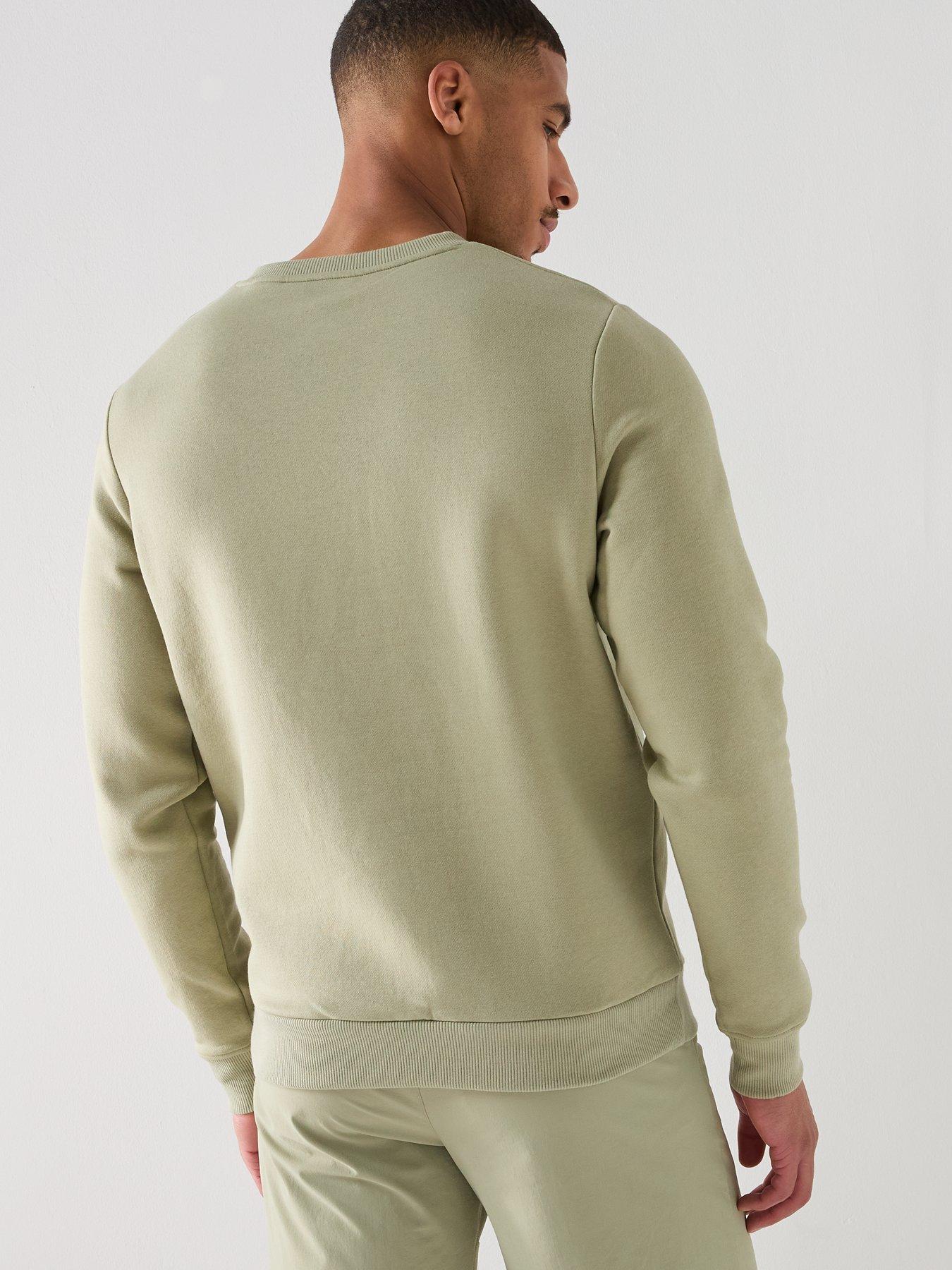 berghaus-mens-logo-crew-sweatshirt-greenstillFront