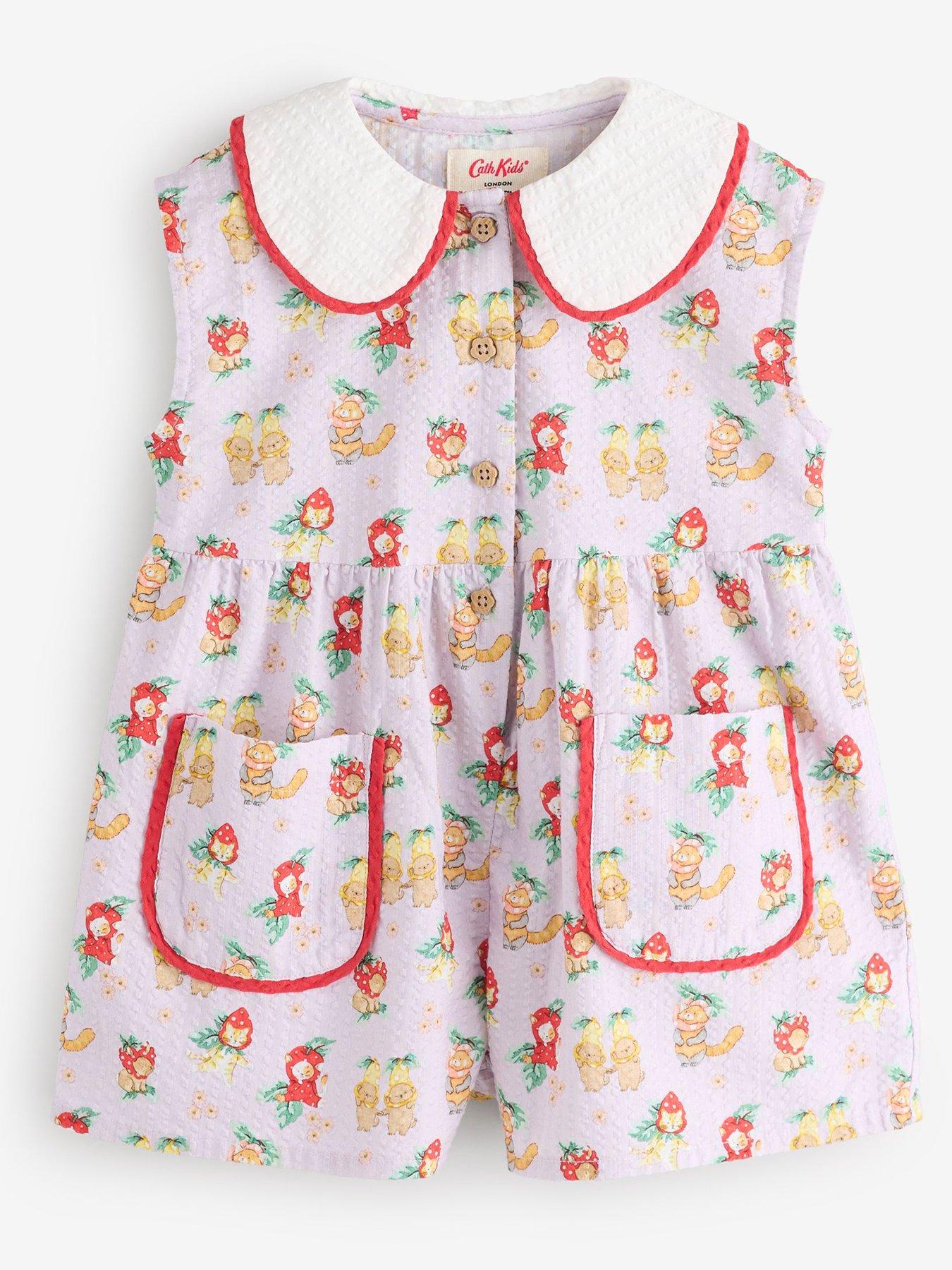 cath-kidston-cat-print-playsuit-redfront