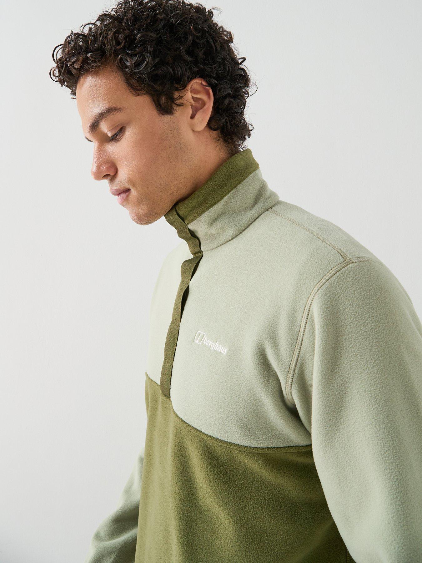 berghaus-mens-felltop-snap-pullover-fleece-greenoutfit