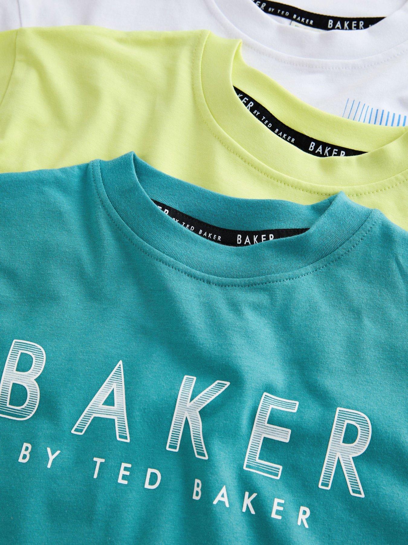 Image 4 of 7 of Ted Baker Boys 3 Pack Logo T-Shirts - Multi