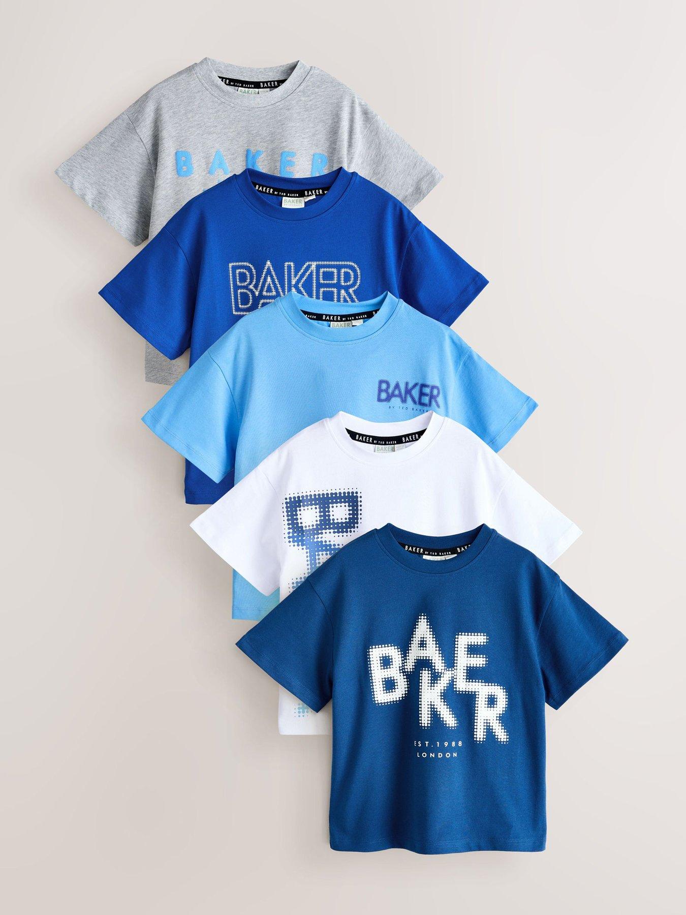 ted-baker-boys-5-pack-graphic-short-sleeved-t-shirts-blue