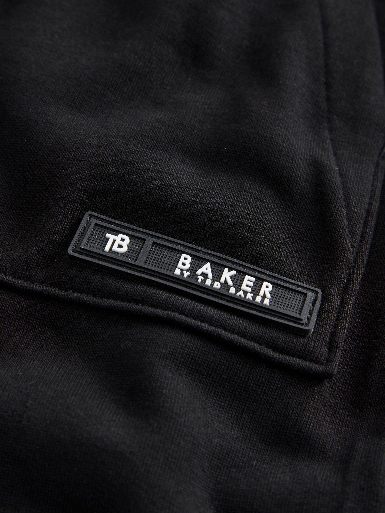 Image 4 of 6 of Ted Baker Boys Logo Sweat Short Set - Black