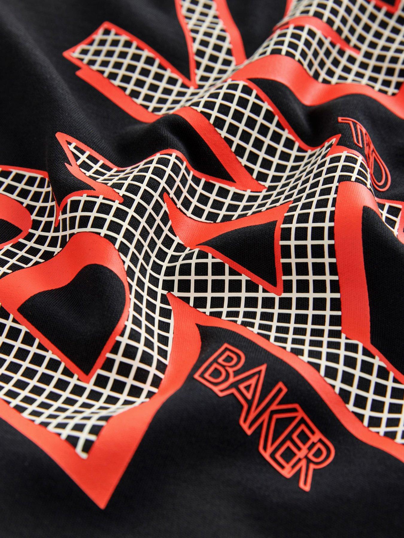 Image 6 of 6 of Ted Baker Boys Logo Sweat Short Set - Black