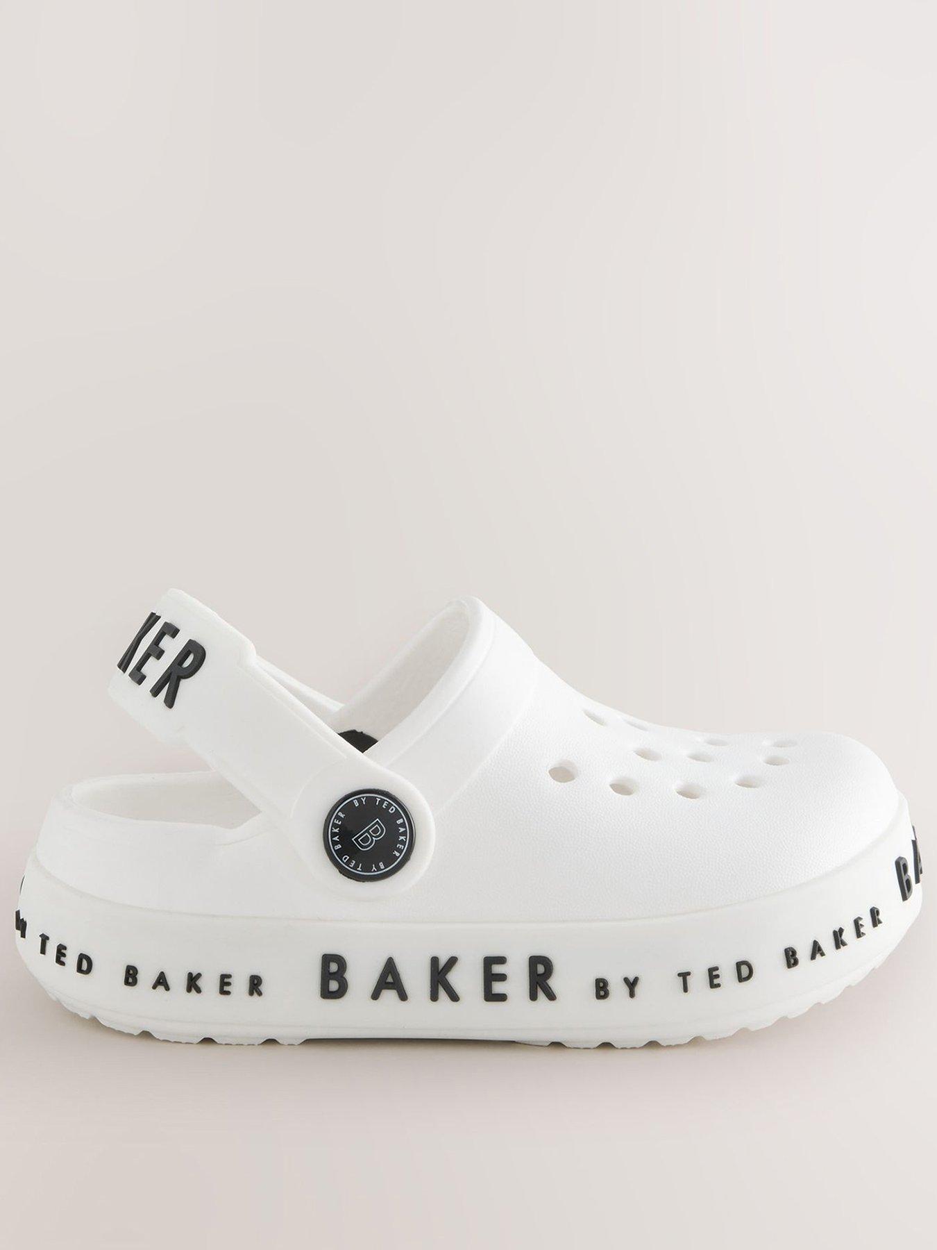 Ted Baker Younger Boys Light Up Clog Sandals - White