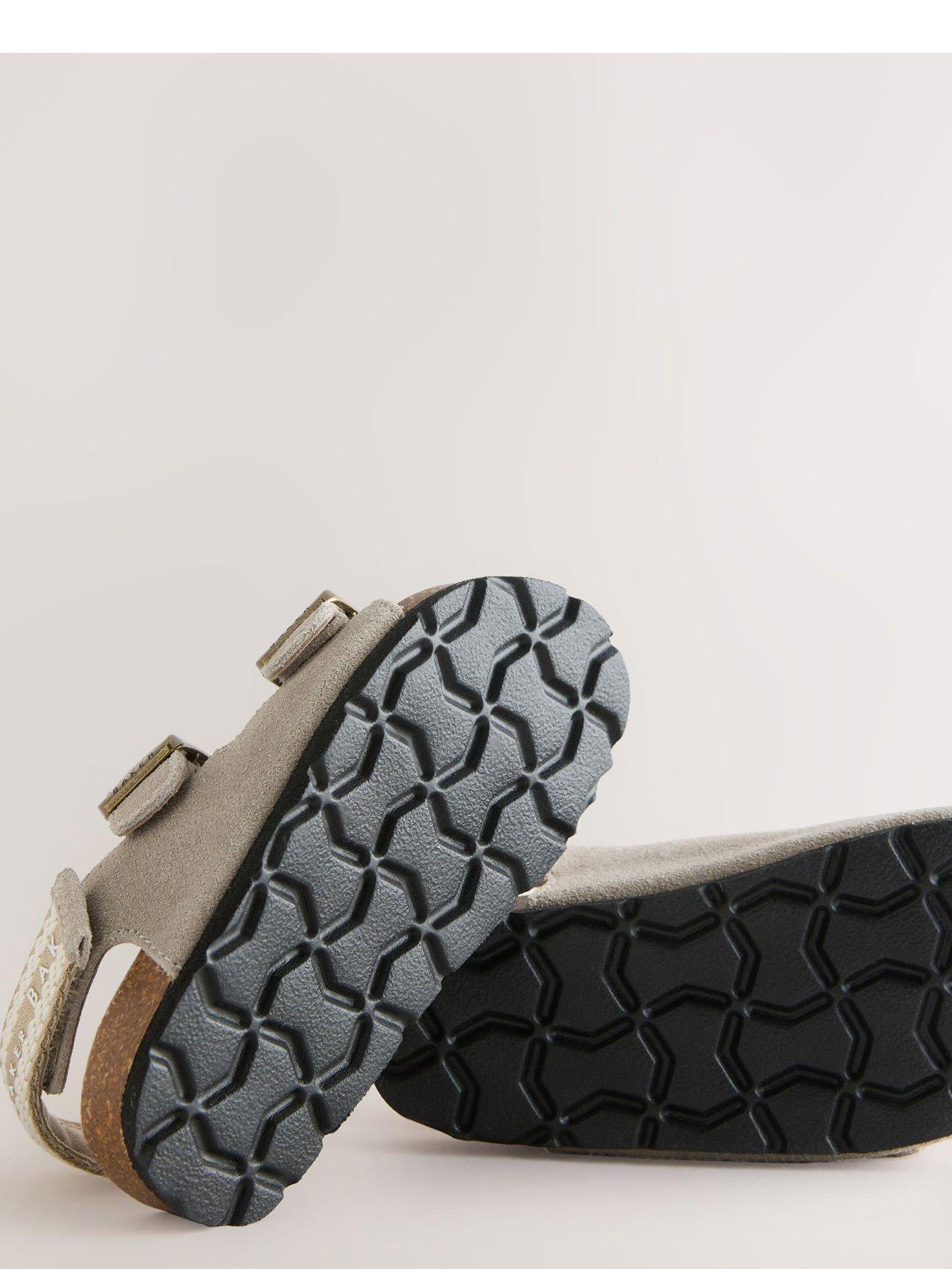 Image 5 of 5 of Ted Baker Younger Boys Logo Strap Sandals - Beige