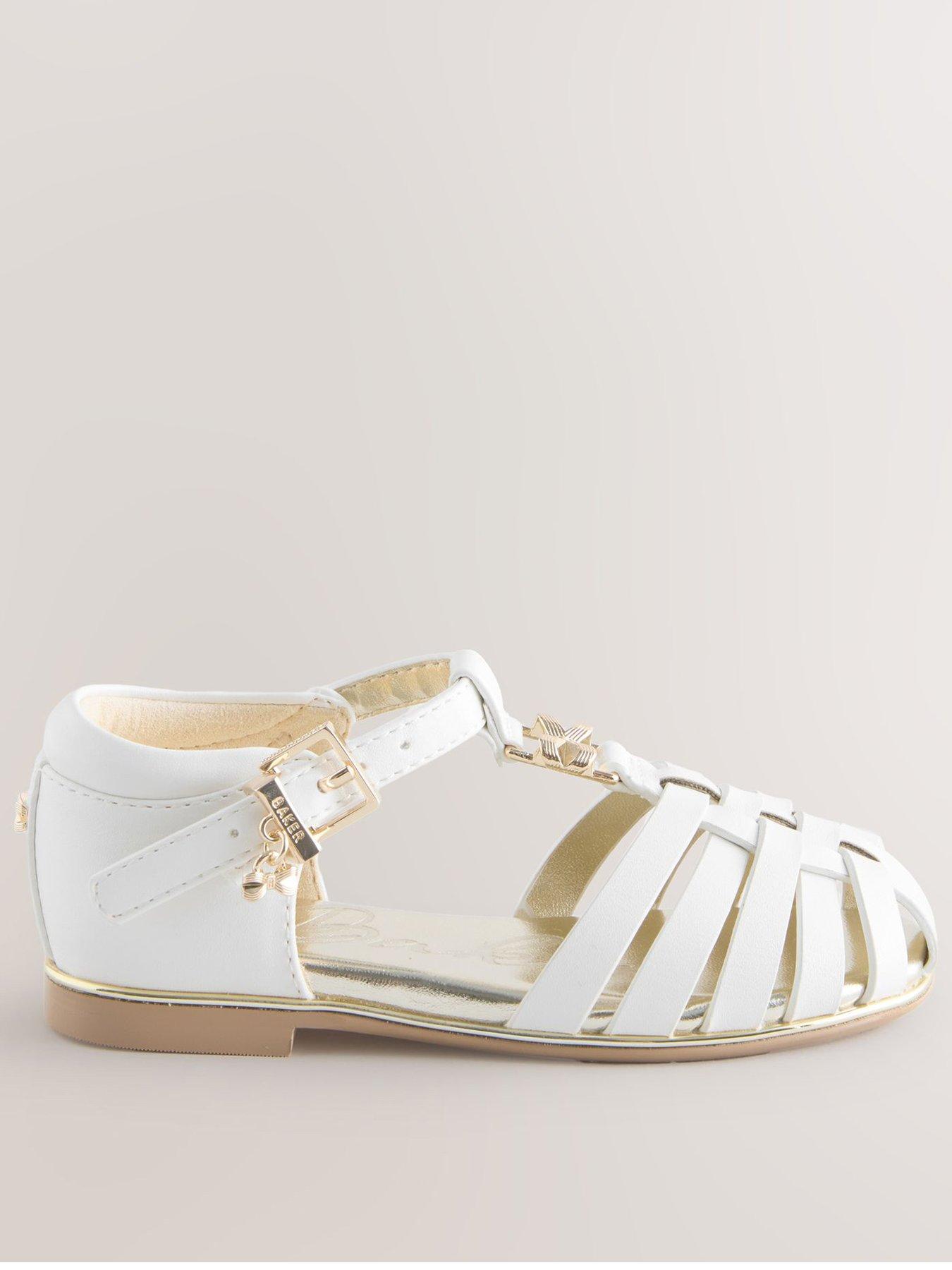 Ted Baker Younger Girls Fisherman Sandals - White