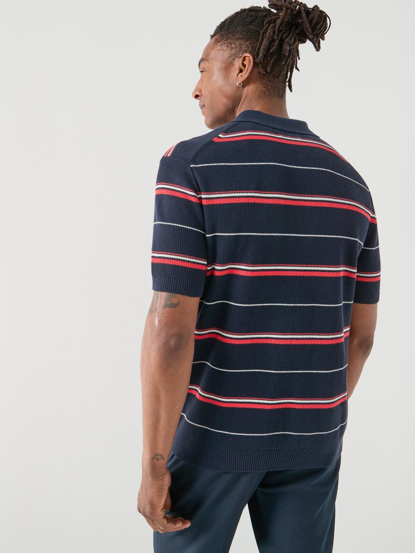 gant-gant-striped-textured-zip-knitted-polo-navystillFront