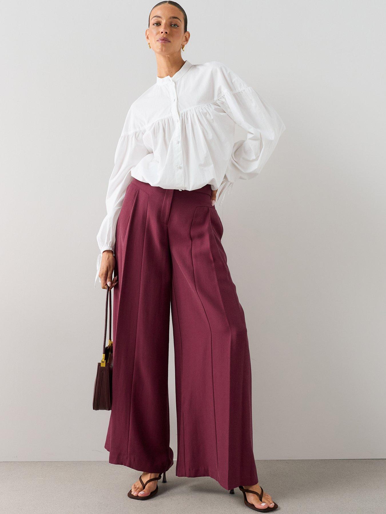 Image 3 of 7 of The Very Collection Women's Cotton Poplin Balloon Sleeve Shirt - White