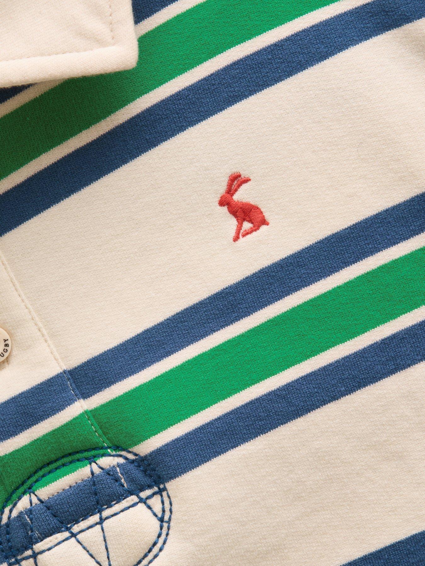 Image 5 of 6 of Joules Boys Collared Sweatshirt - Green/White
