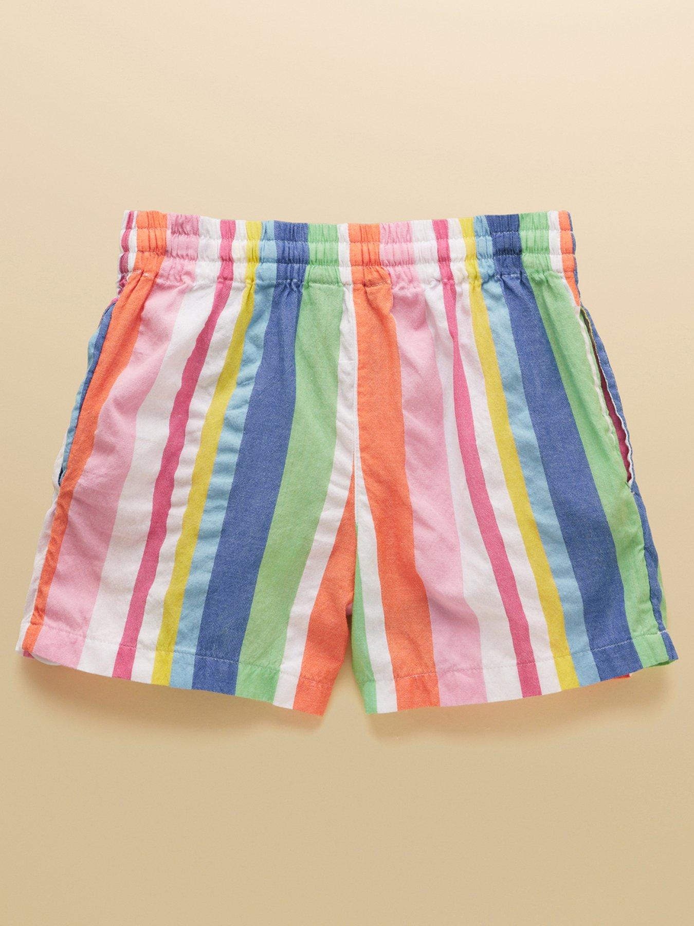 joules-girls-amara-stripe-shorts-multistillFront