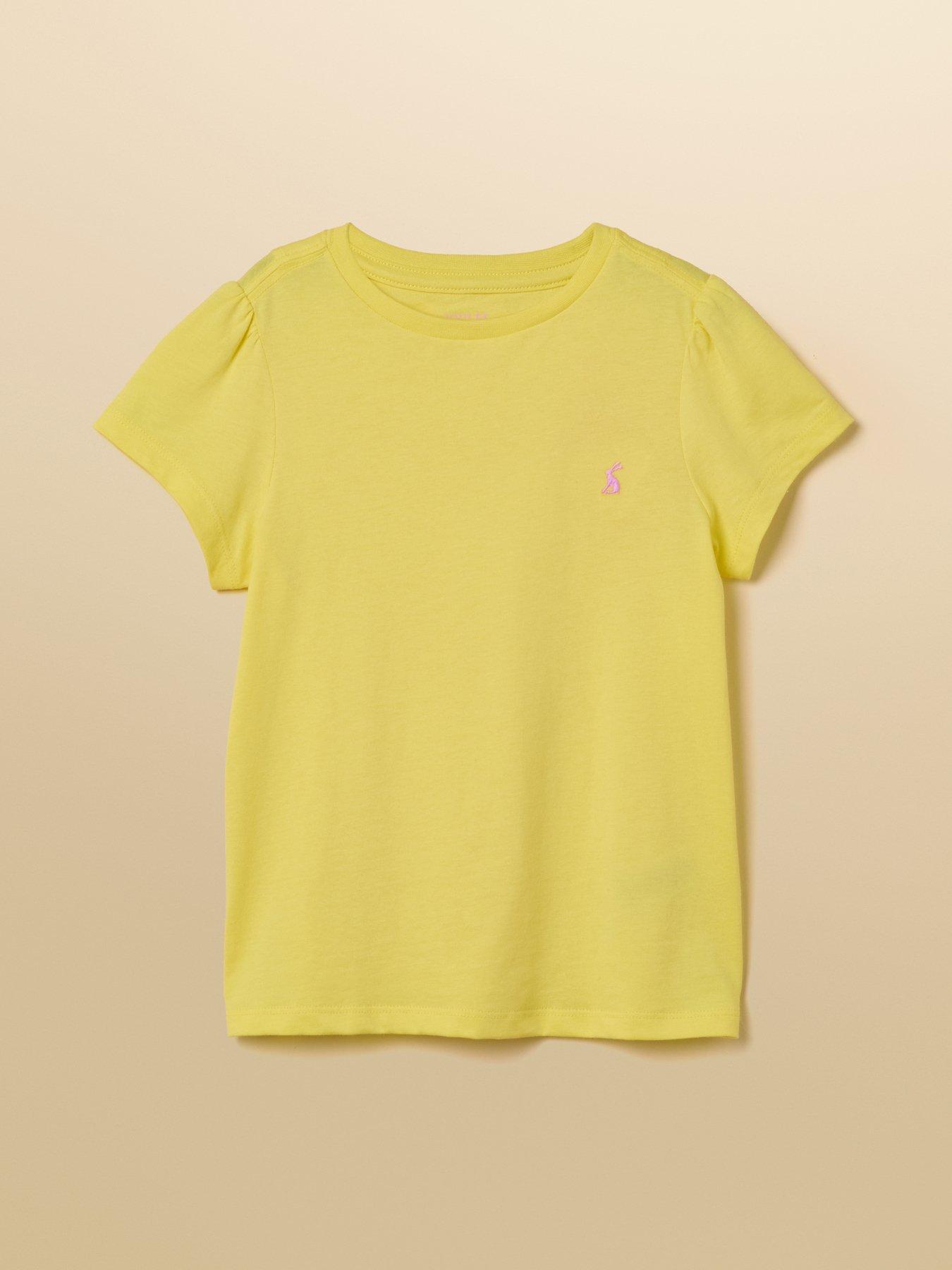 Joules Girls Short Sleeve Tshirt - Yellow