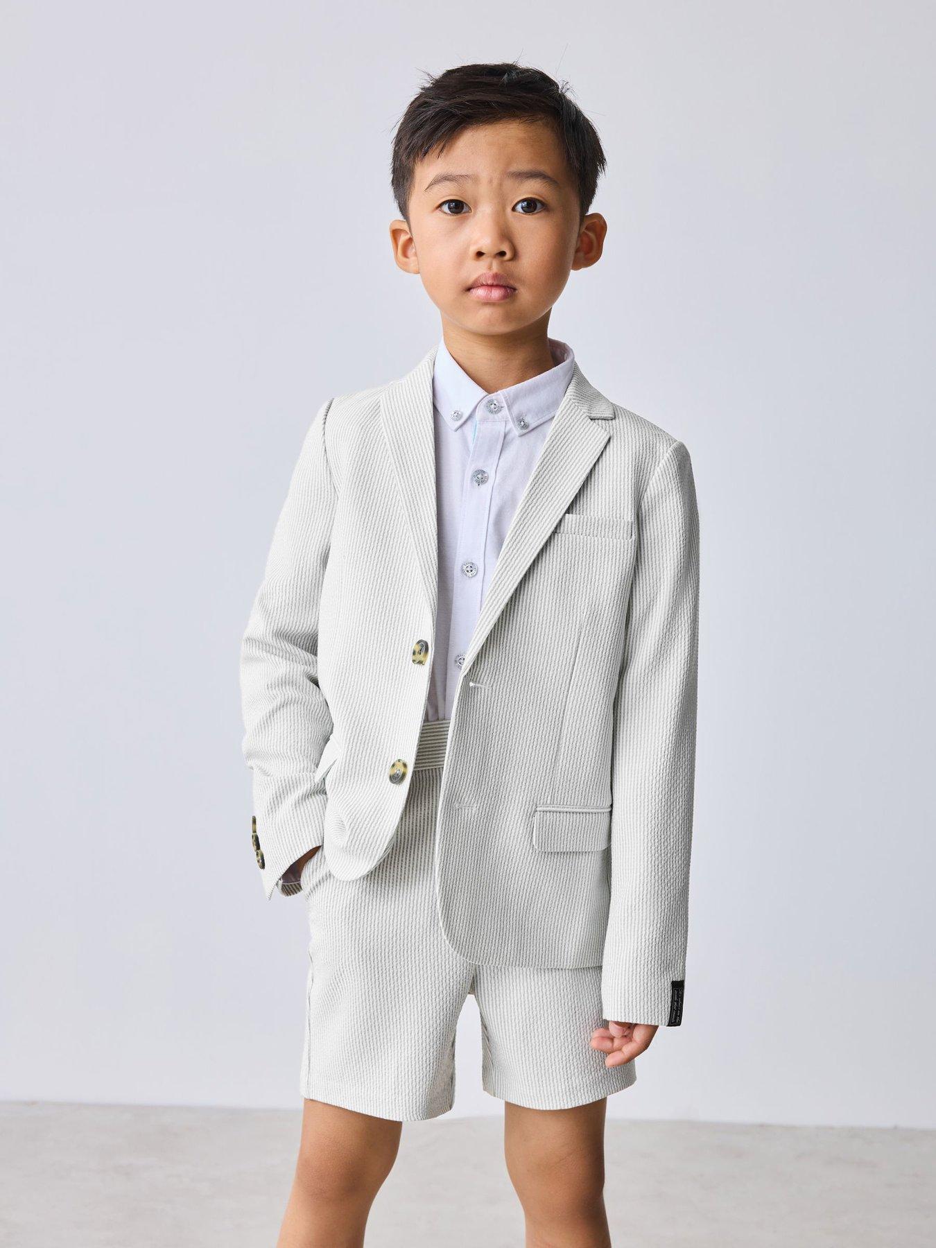 Ted Baker Younger Boys Stripe Suit Set - Green
