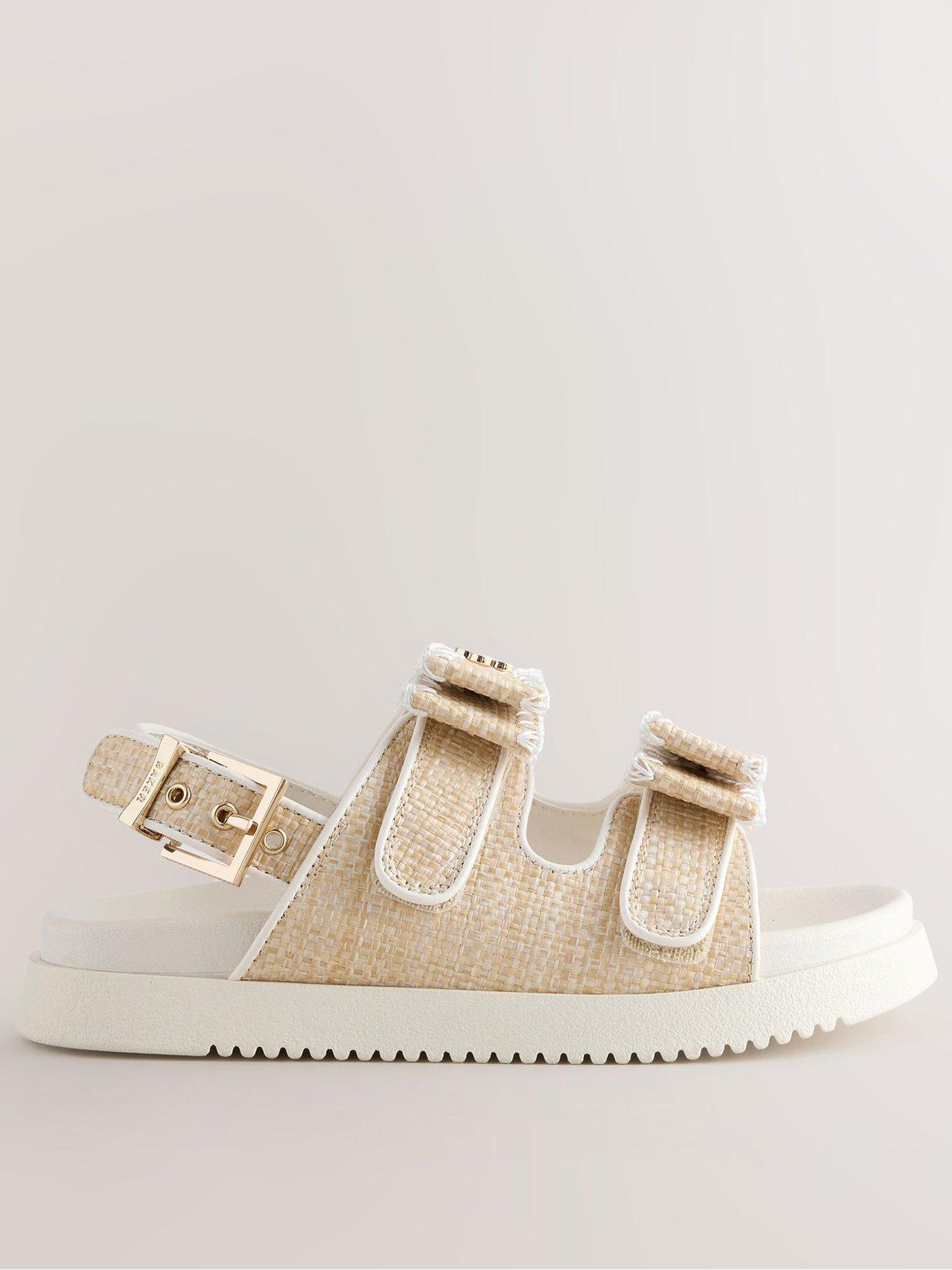 Ted Baker Older Girls Strap Buckle Sandals - Beige