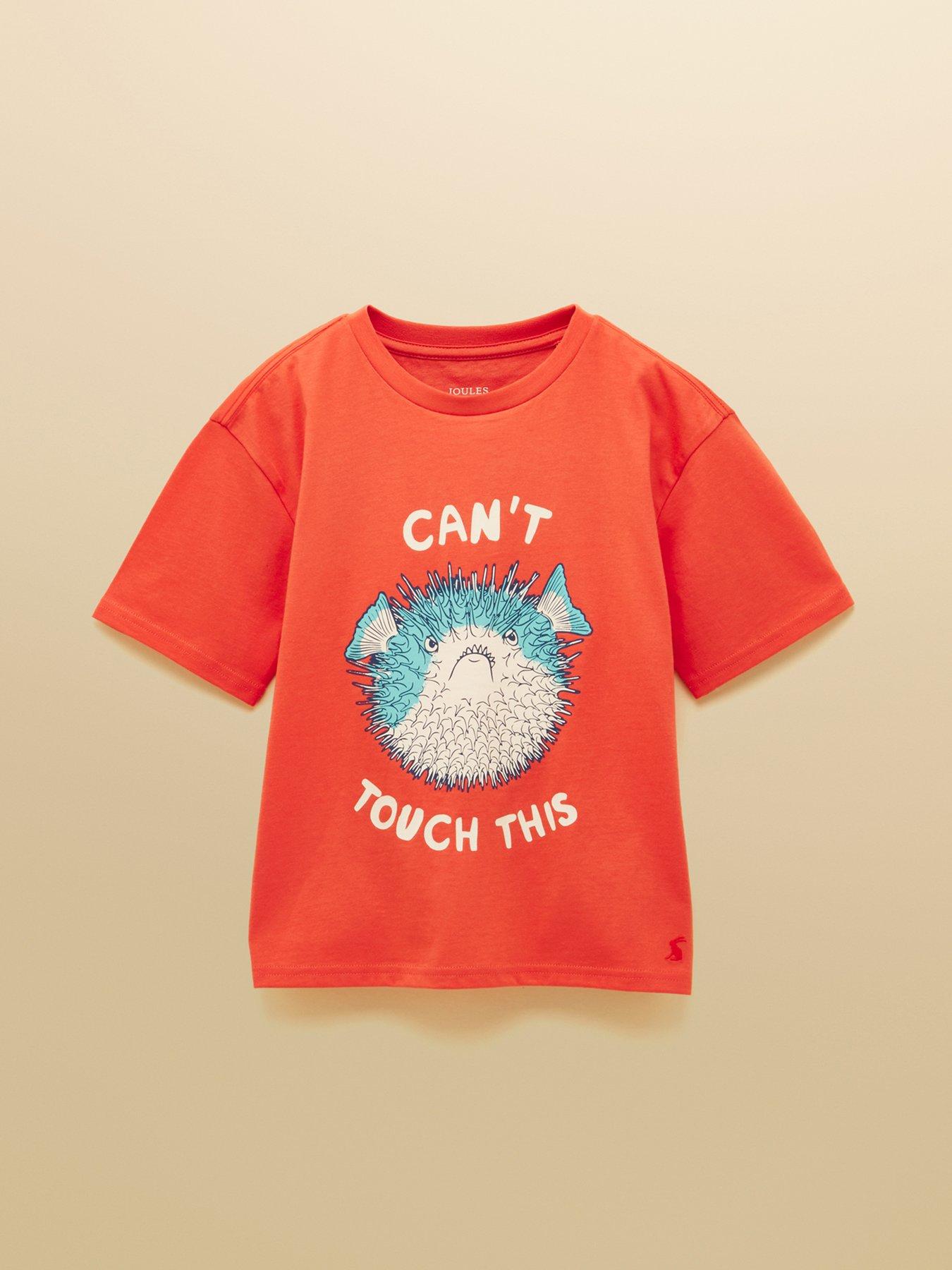 joules-boys-archie-puffer-fish-short-sleeve-tshirt-orange
