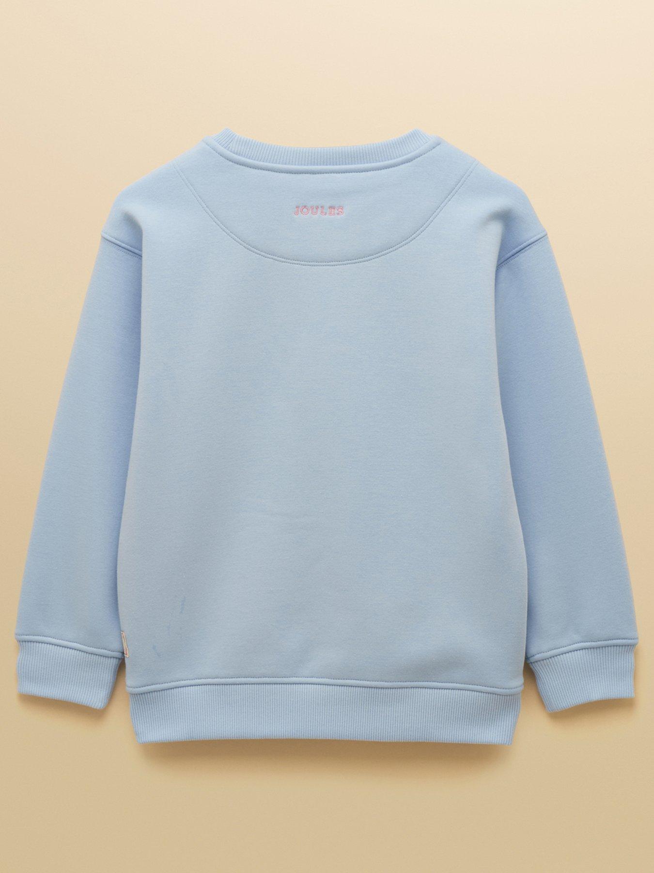 Image 2 of 5 of Joules Girls Mackenzie Fairies Sweat - Light Blue