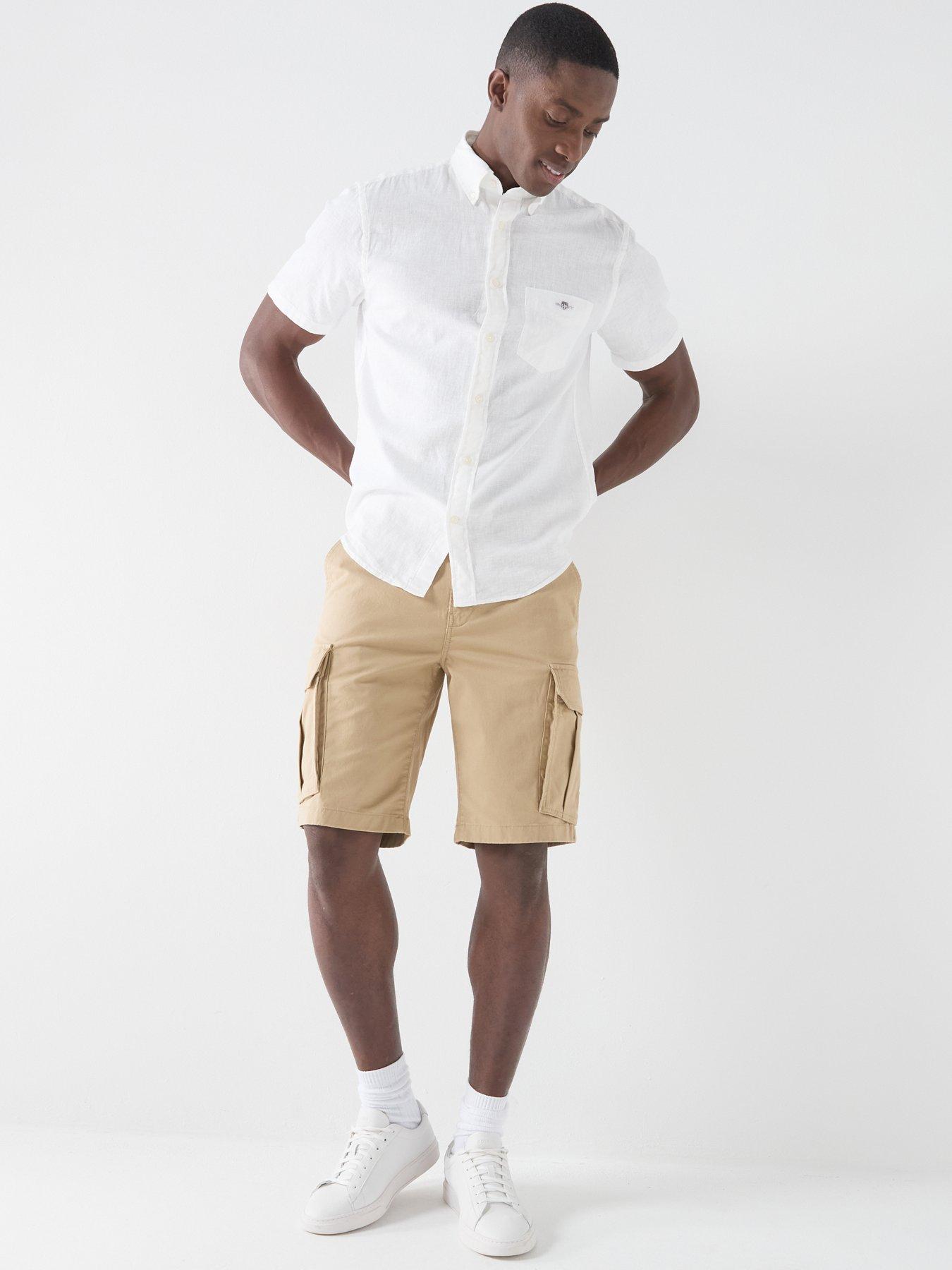 Image 3 of 5 of GANT Gant Regular Classic Cargo Shorts - Beige