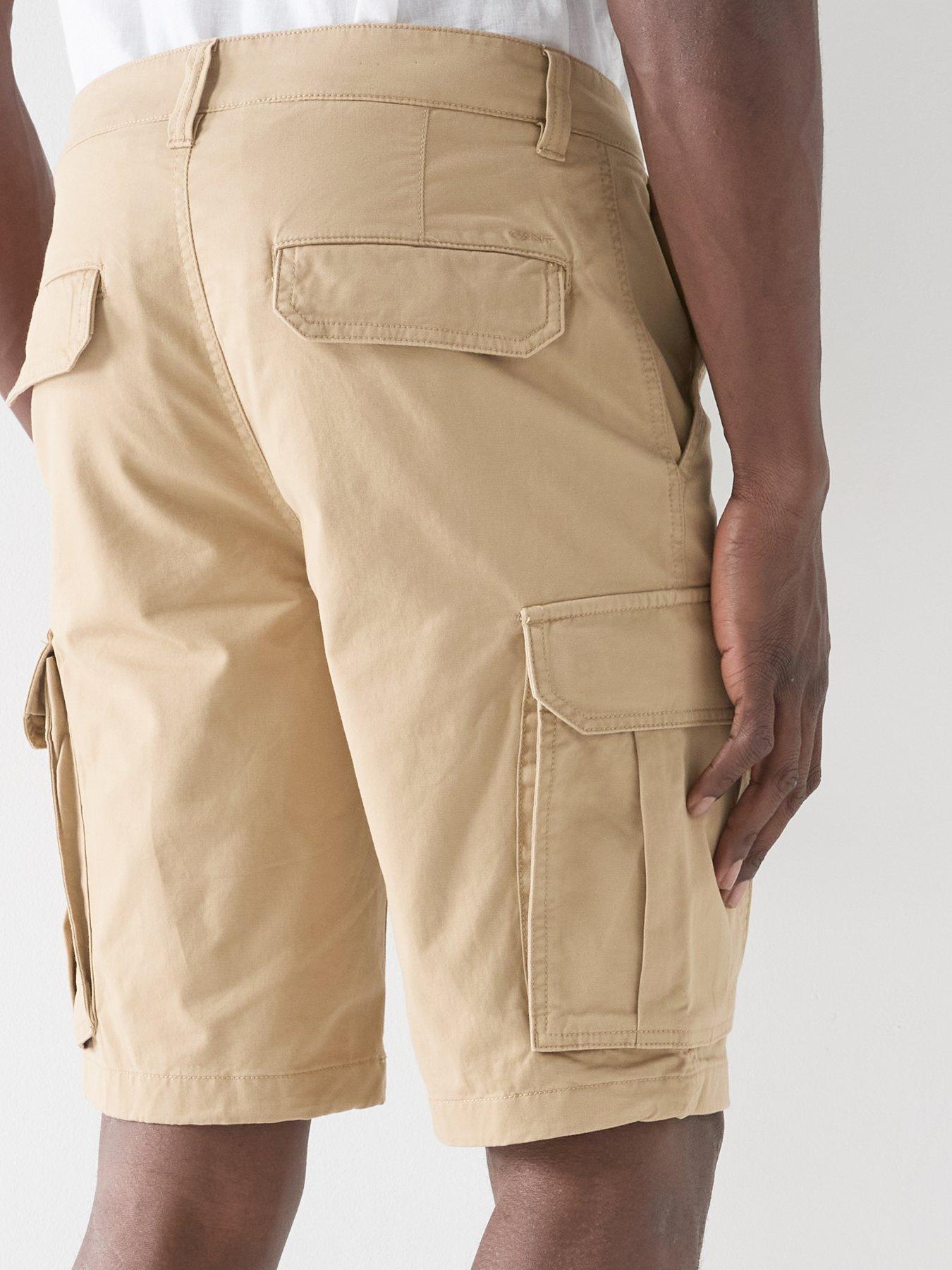 Image 4 of 5 of GANT Gant Regular Classic Cargo Shorts - Beige
