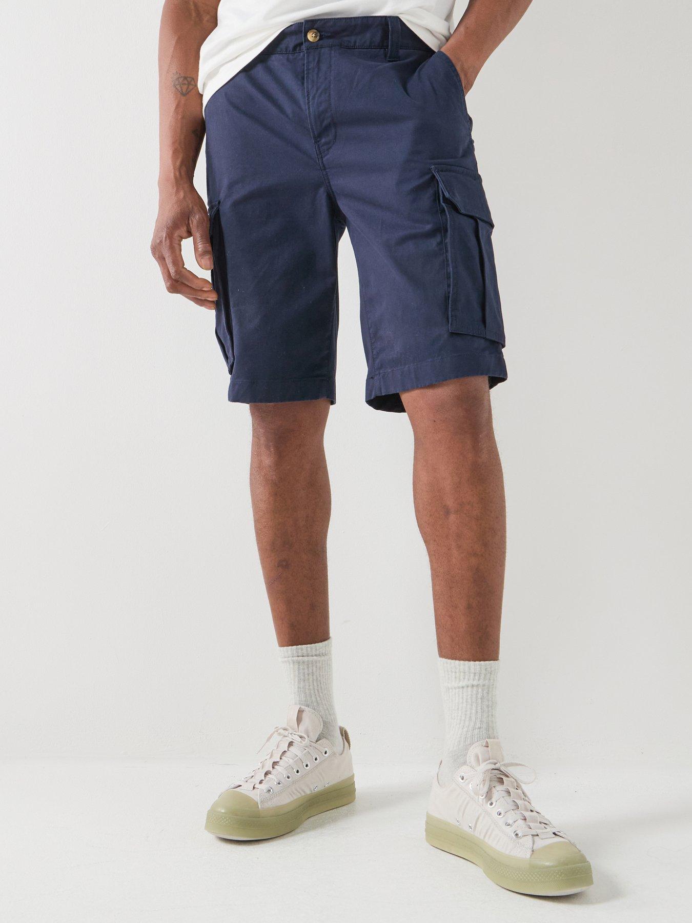 gant-gant-regular-classic-cargo-shorts-navyfront