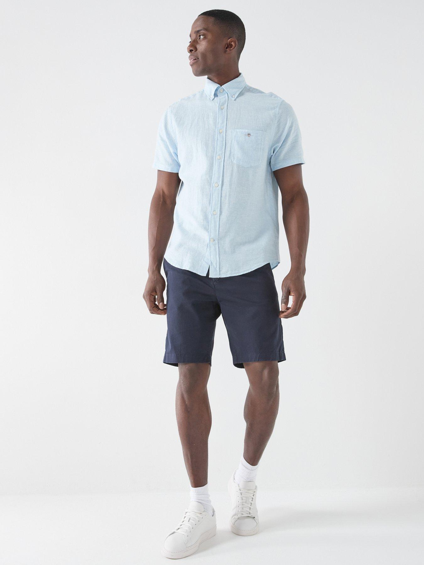 Image 3 of 4 of GANT Gant Regular Classic Chino Shorts - Navy