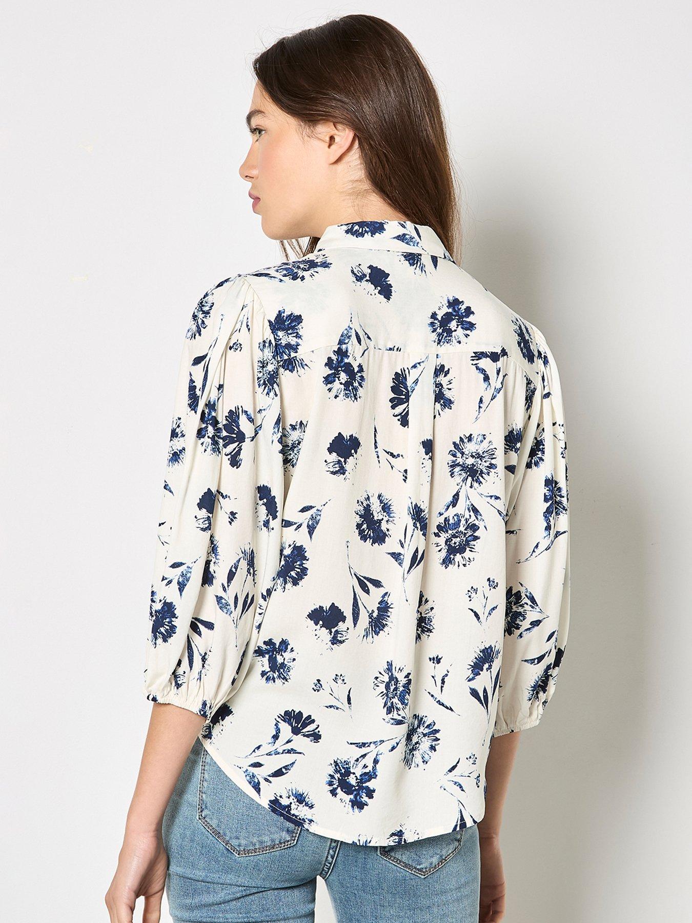 Image 2 of 5 of Apricot Pressed Daisy Shirt