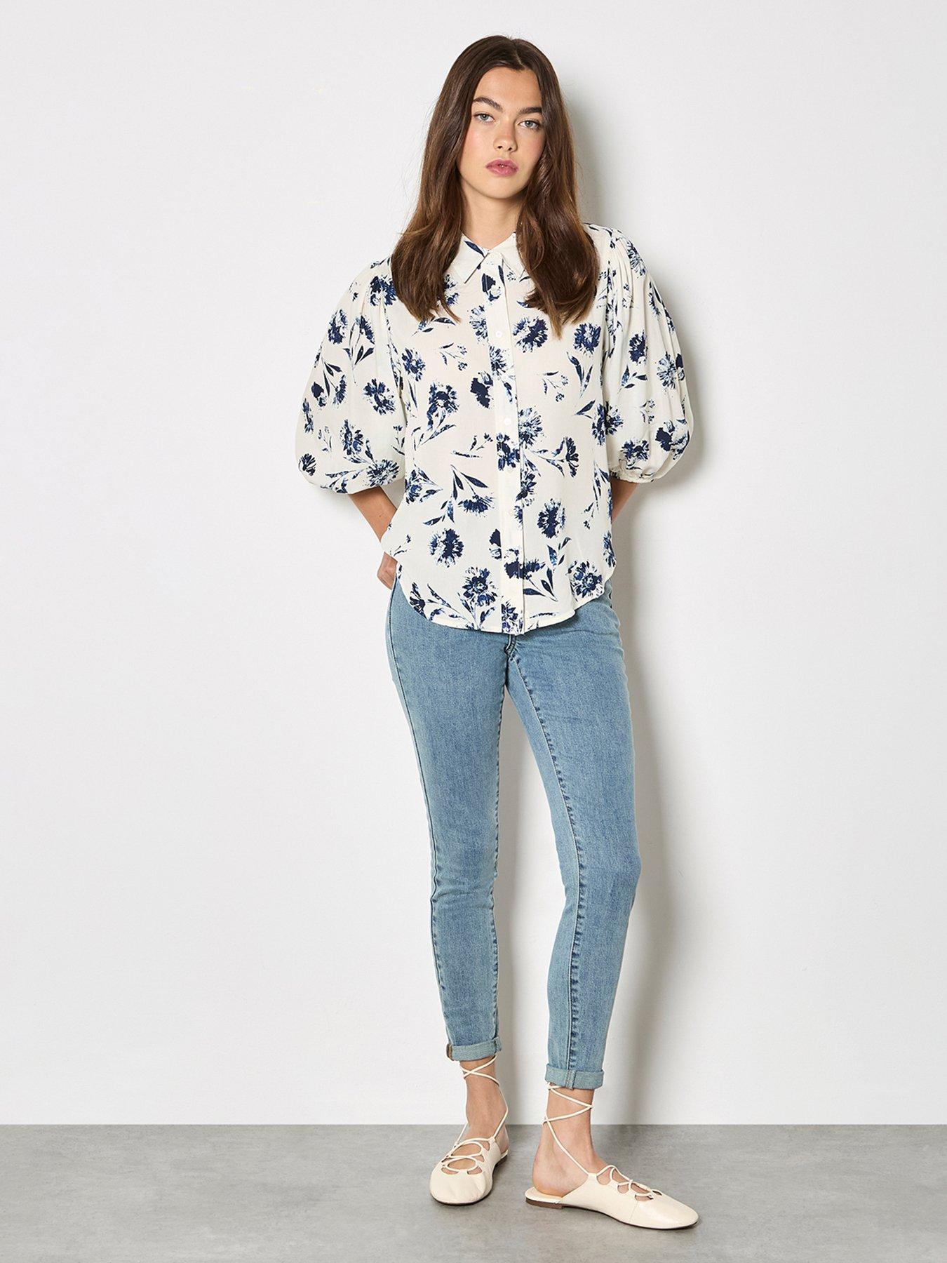 Image 3 of 5 of Apricot Pressed Daisy Shirt
