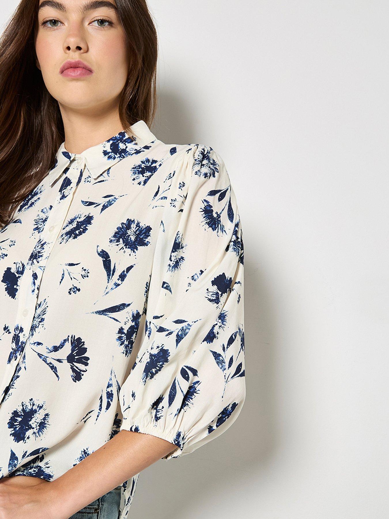 Image 4 of 5 of Apricot Pressed Daisy Shirt