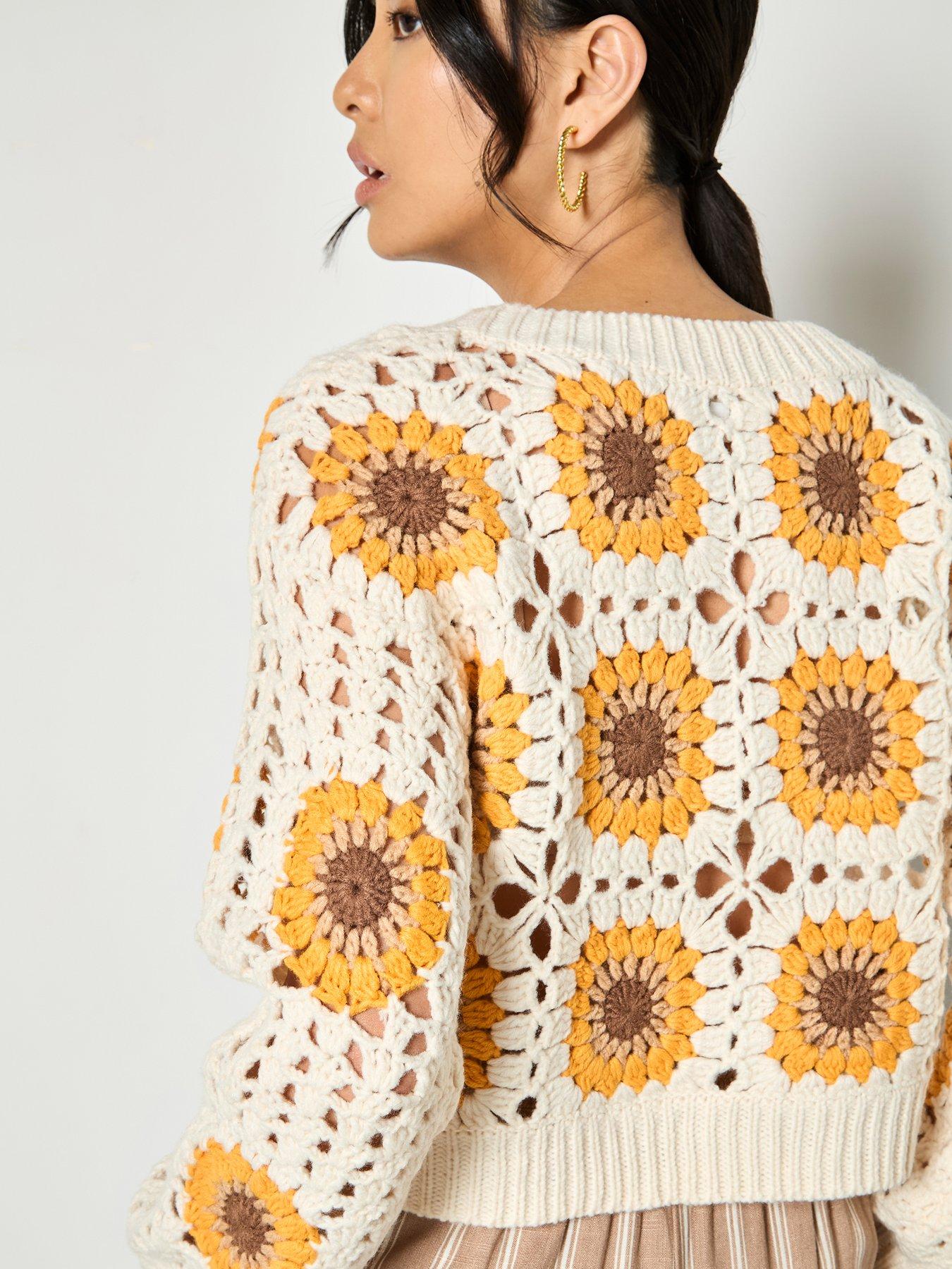 apricot-sunflower-hand-knit-crochet-cardiganstillFront