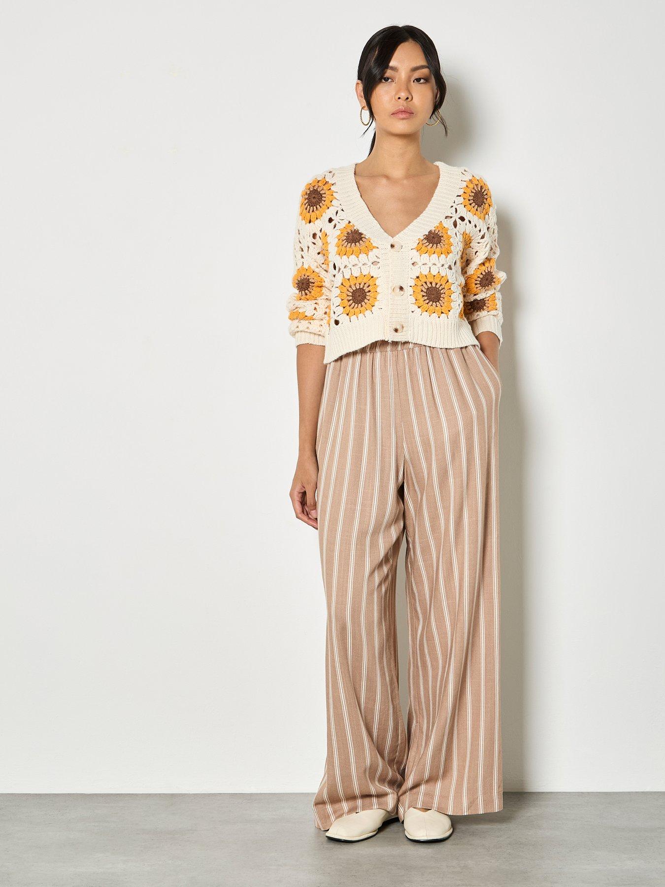 apricot-sunflower-hand-knit-crochet-cardiganback