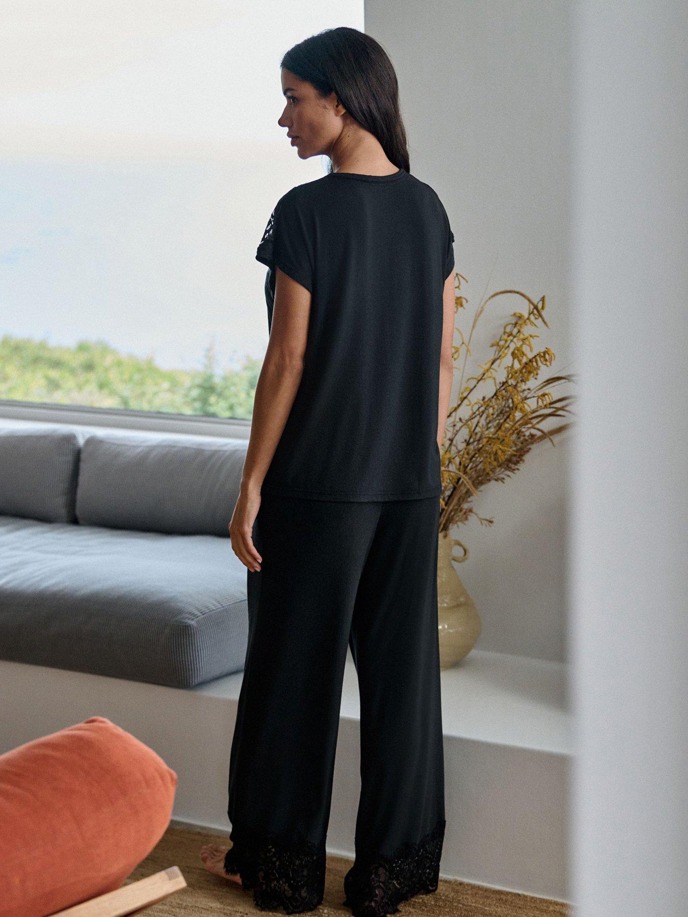 b-by-ted-baker-modal-t-shirt-and-trouser-pyjama-set-blackstillFront