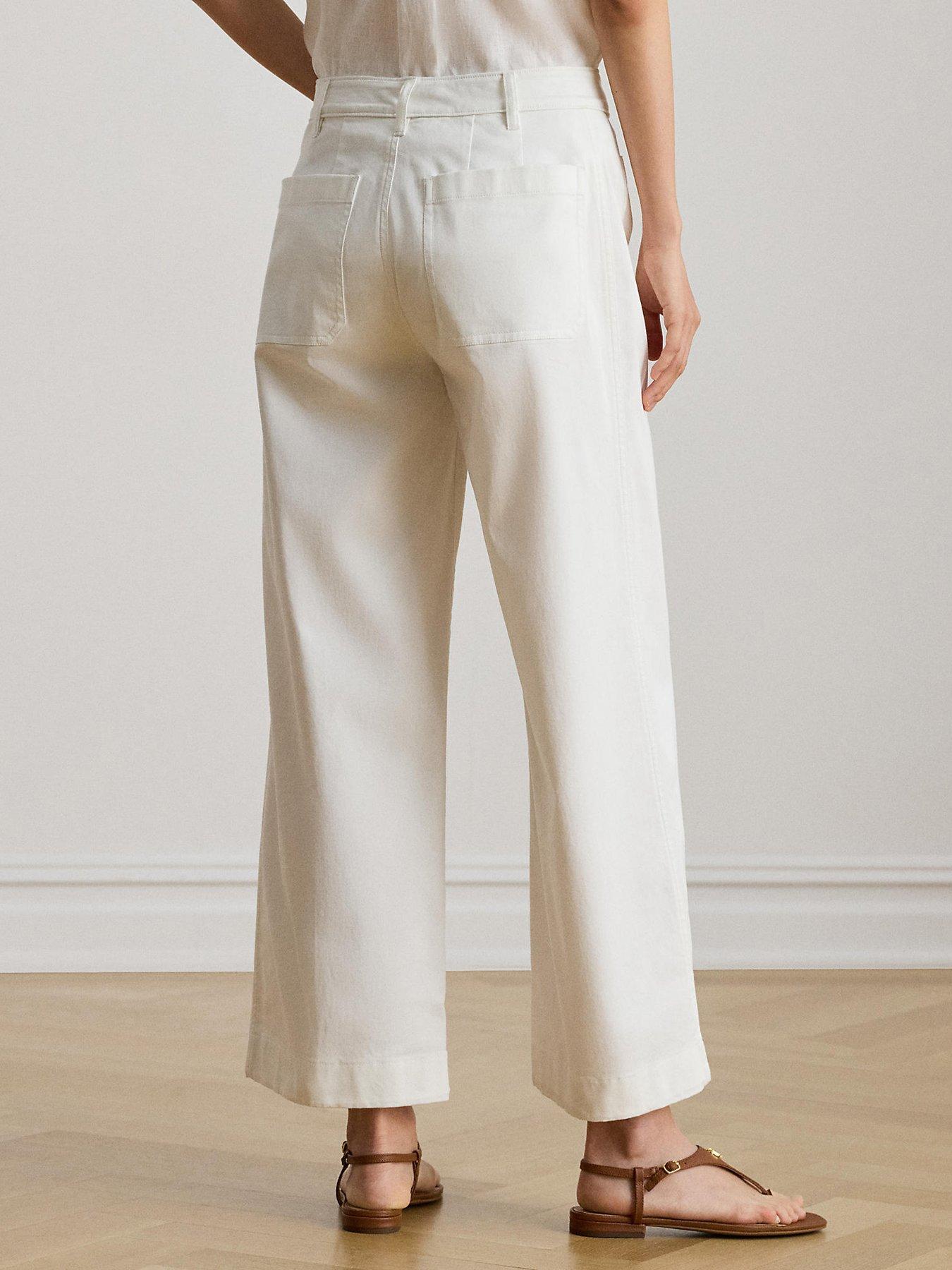 Image 2 of 4 of Ralph Lauren Yurshane-cropped-flat Front