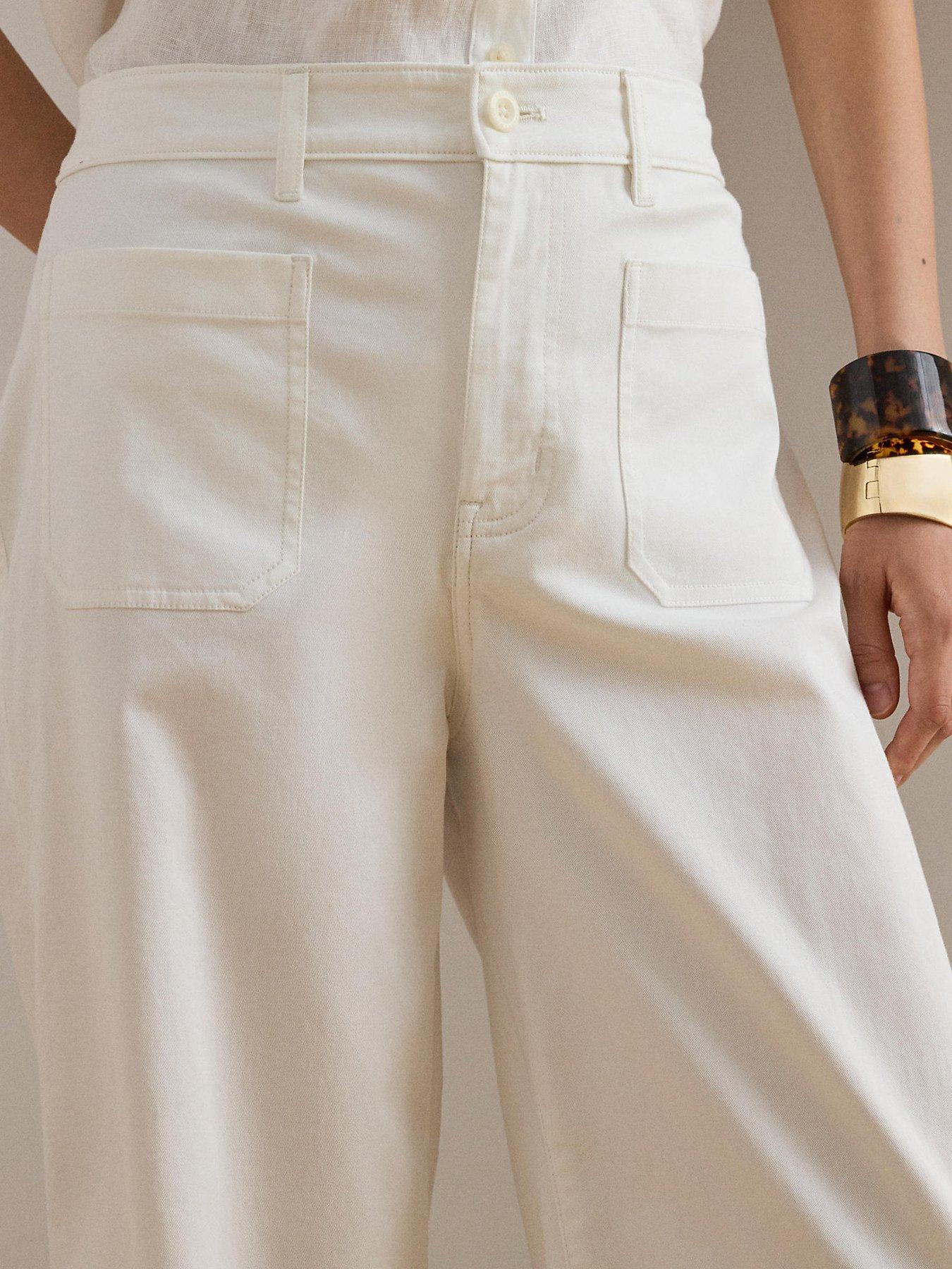 Image 4 of 4 of Ralph Lauren Yurshane-cropped-flat Front