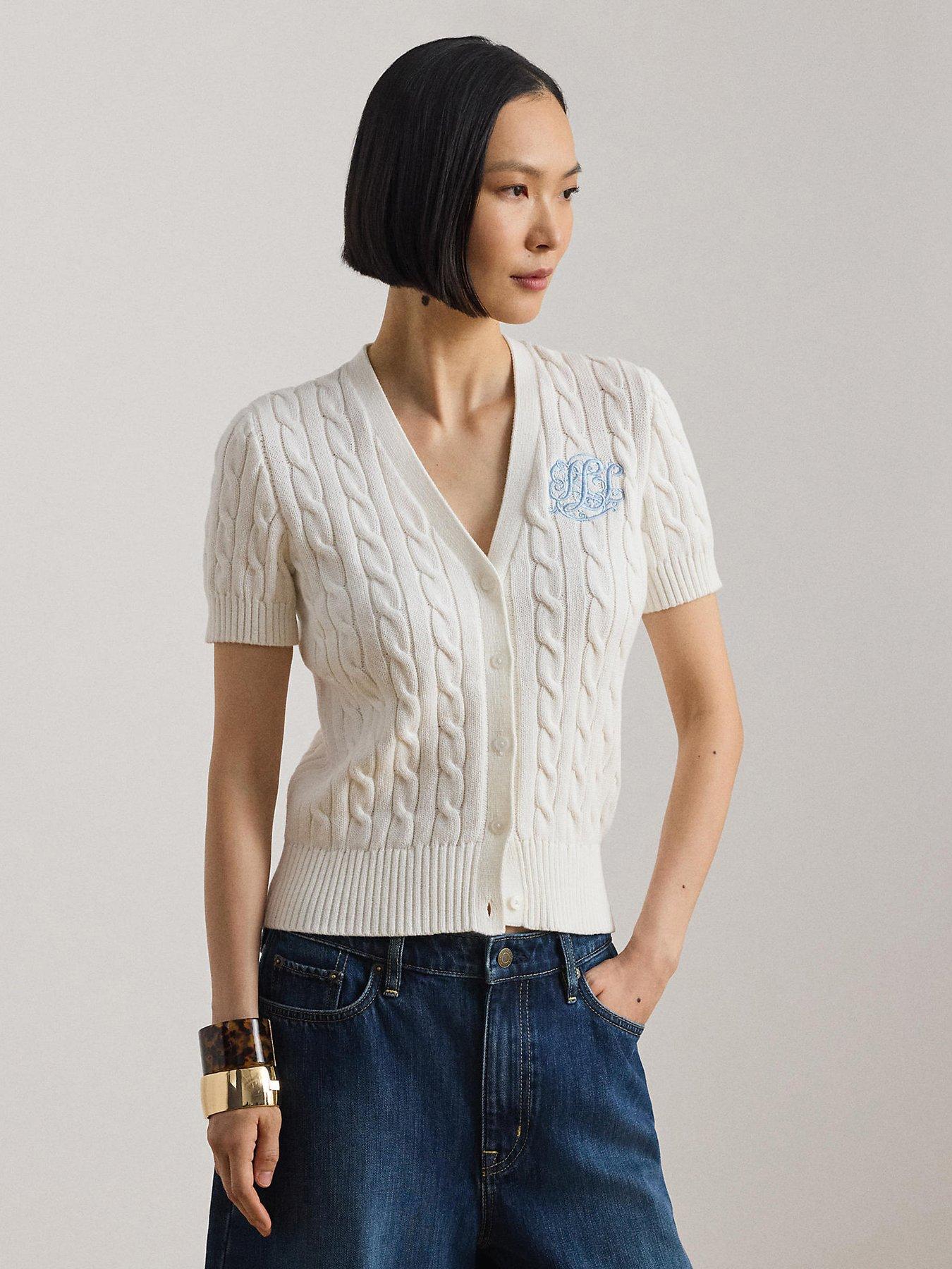 Lauren by Ralph Lauren Sweater Cardigan - White