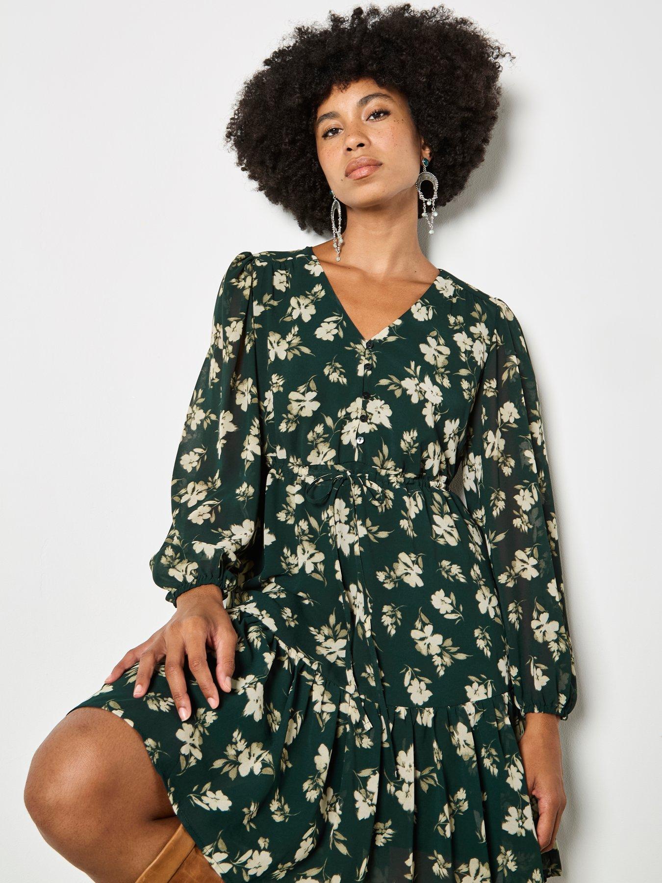 Mini (Short) | Swing Dresses | Long Sleeve | Very