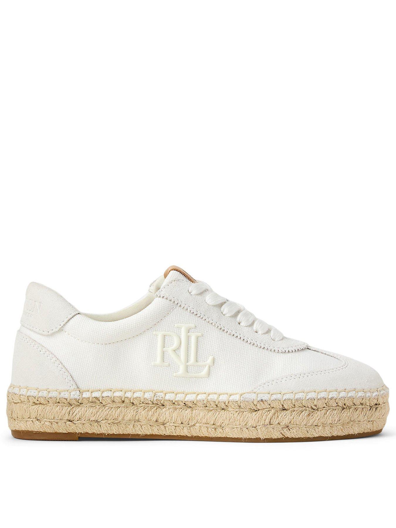 Lauren by Ralph Lauren Luize Snkr-Sneakers-Low Top Lace - White