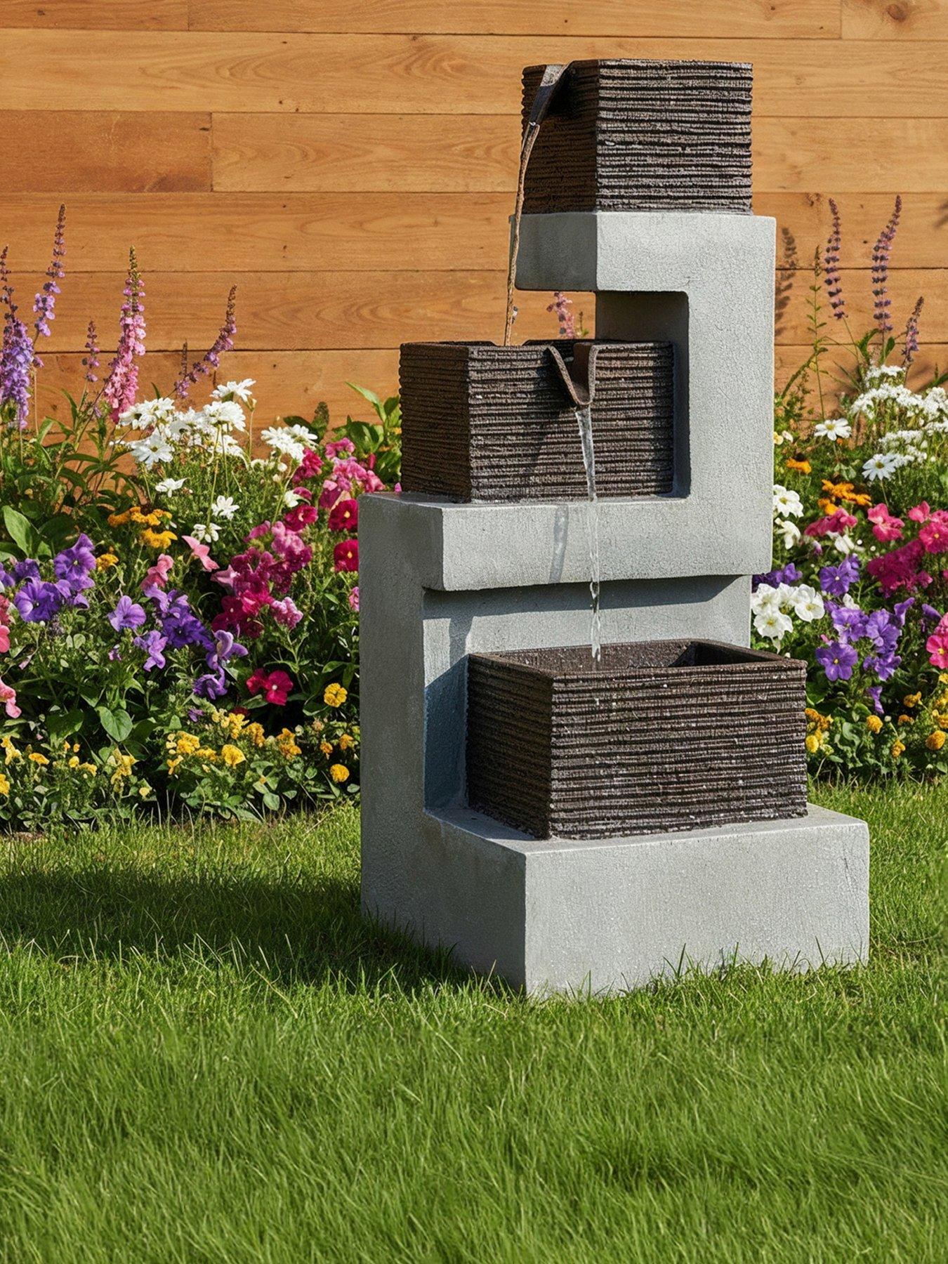 Image 1 of 7 of Streetwize 3 Tiered Solar Fountain