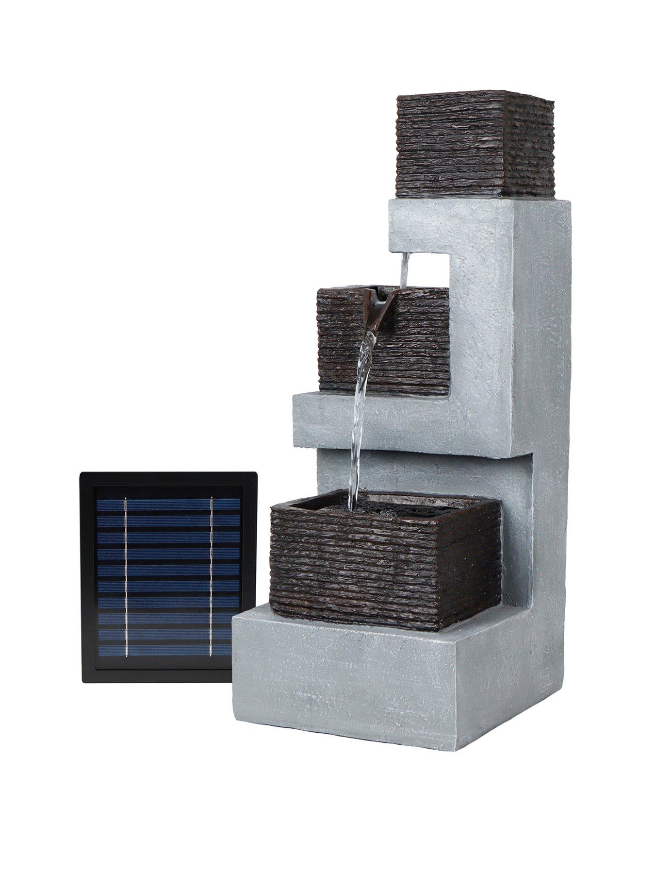 Image 2 of 7 of Streetwize 3 Tiered Solar Fountain