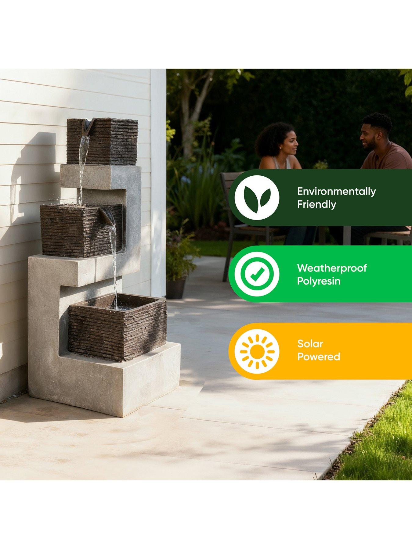 Image 5 of 7 of Streetwize 3 Tiered Solar Fountain