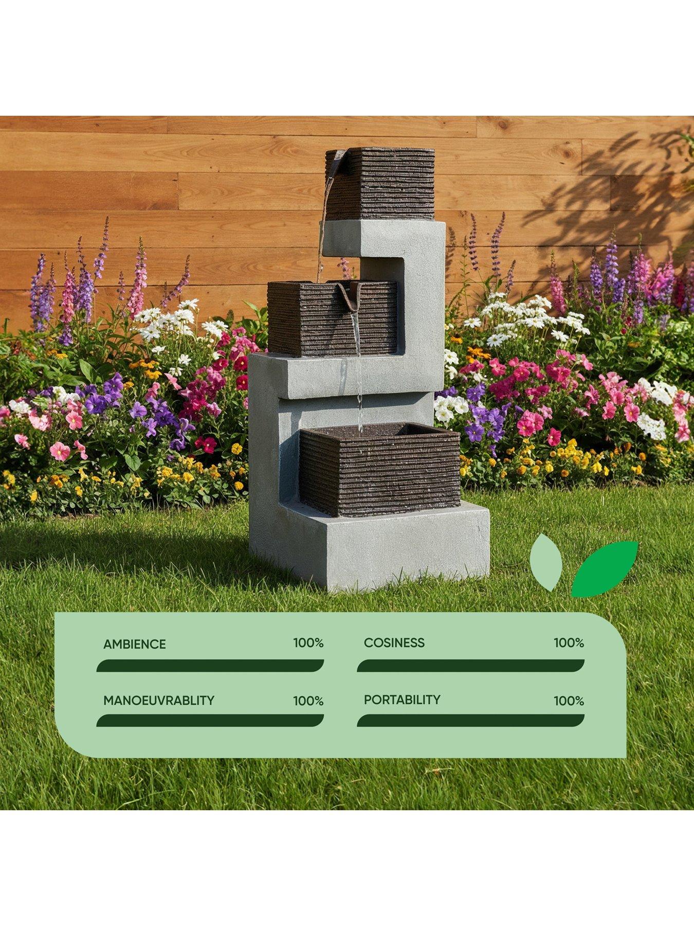 Image 7 of 7 of Streetwize 3 Tiered Solar Fountain