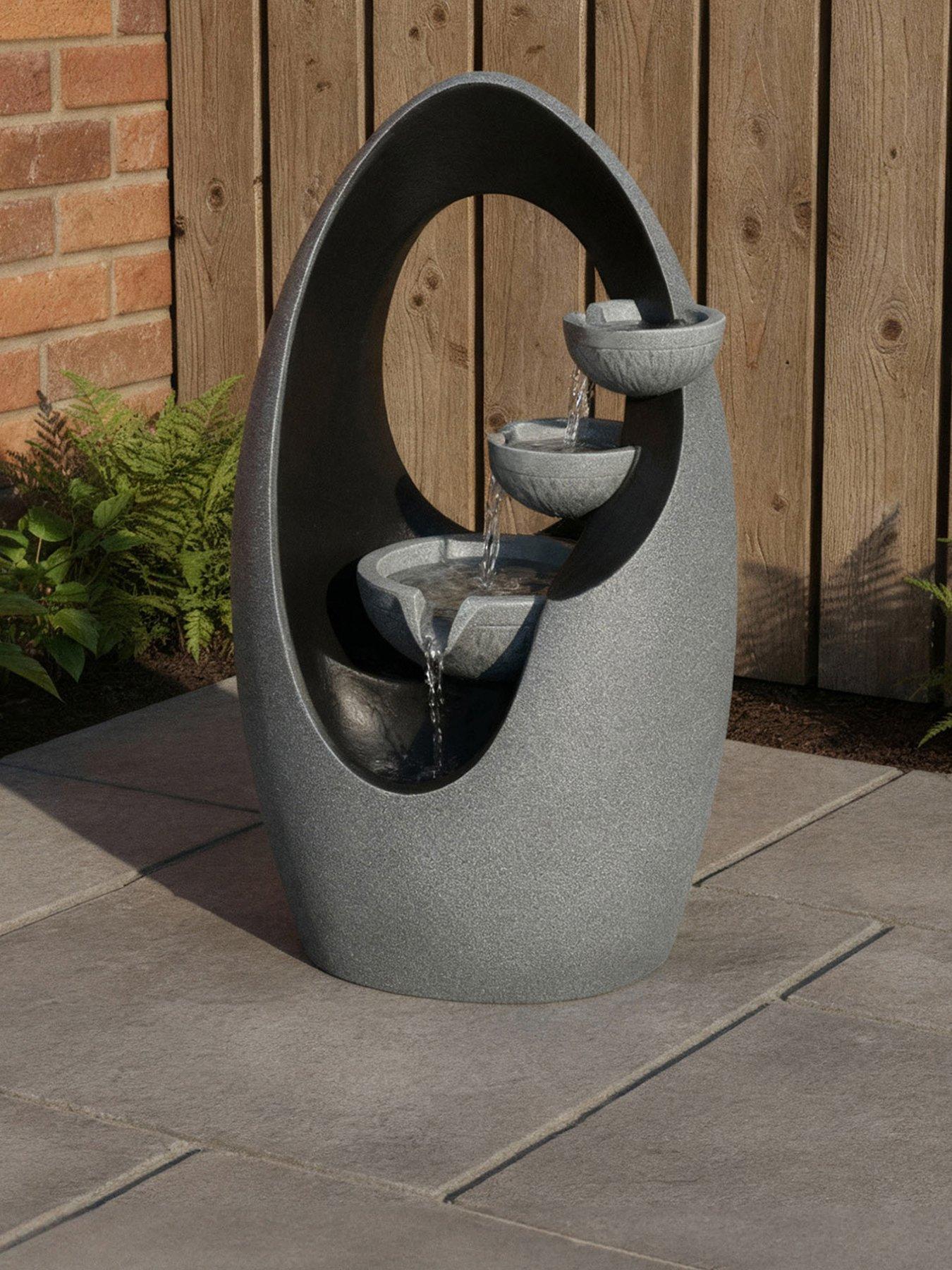 streetwize-sculpted-waterfall-solar-fountainfront