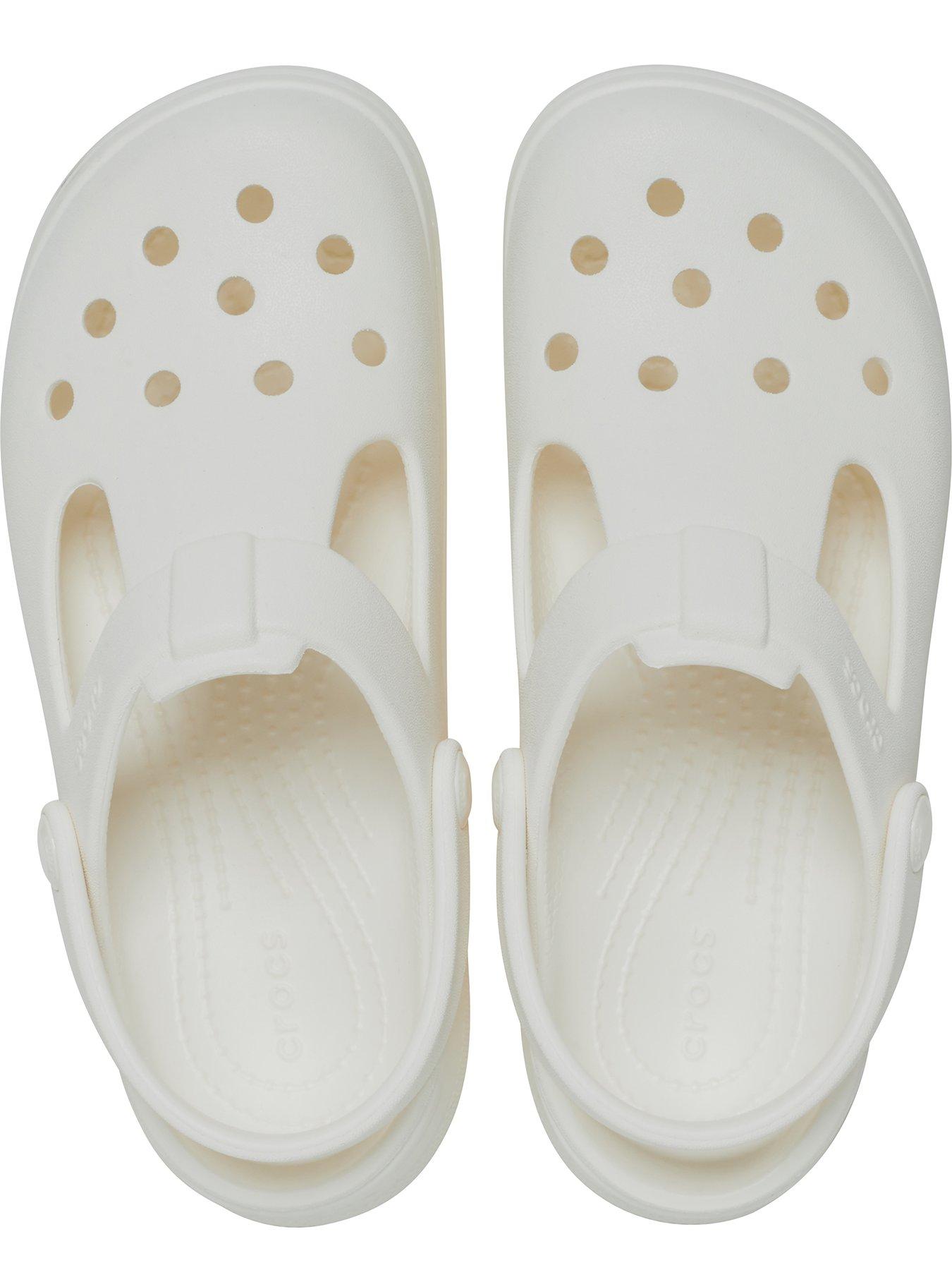 Image 4 of 6 of Crocs Kids Classic Mary Jane Clog - Chalk