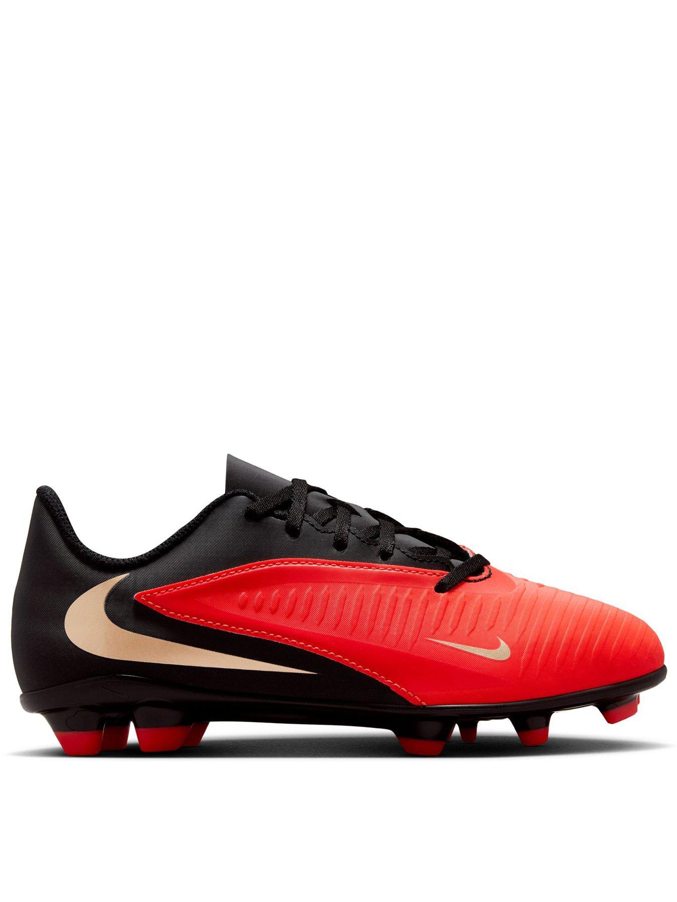 Nike Big Kids' Phantom 6 Low Club Multi Ground Football Boots - Black