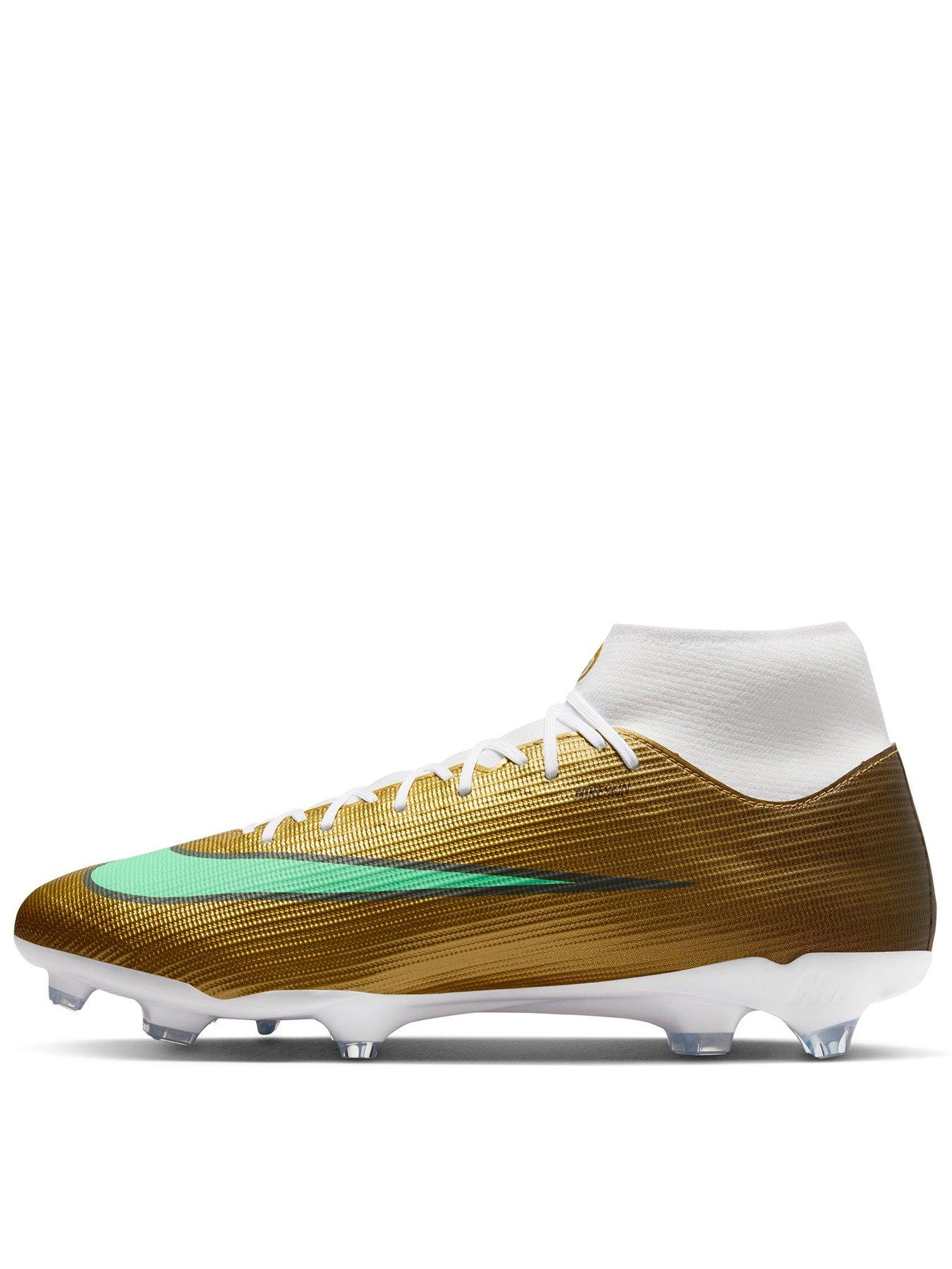 Nike Mens Mercurial Superfly 11 Academy Kylian Mbappe Firm Ground Football Boots - Gold