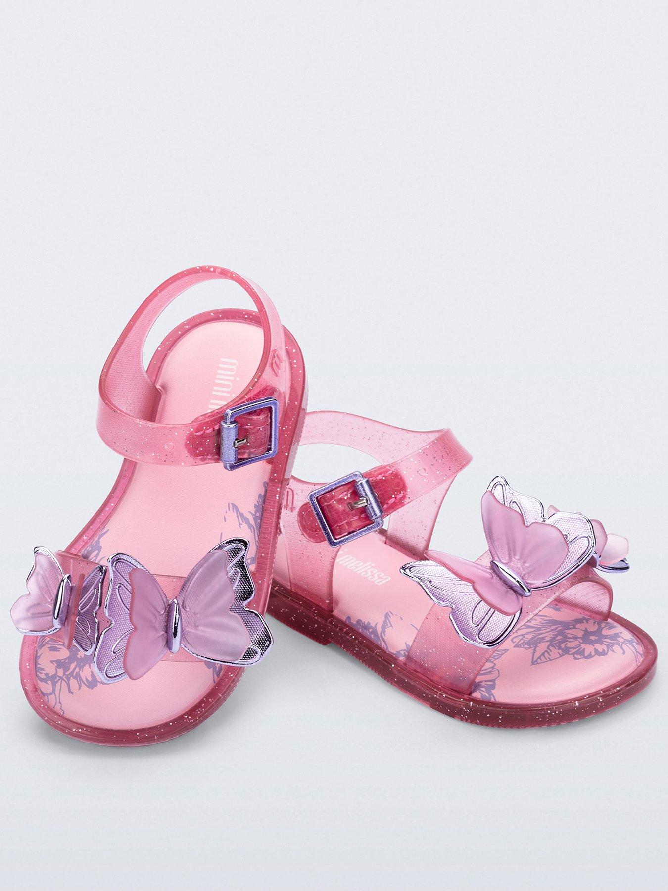 Mini Melissa Fly Sandal III - Pink