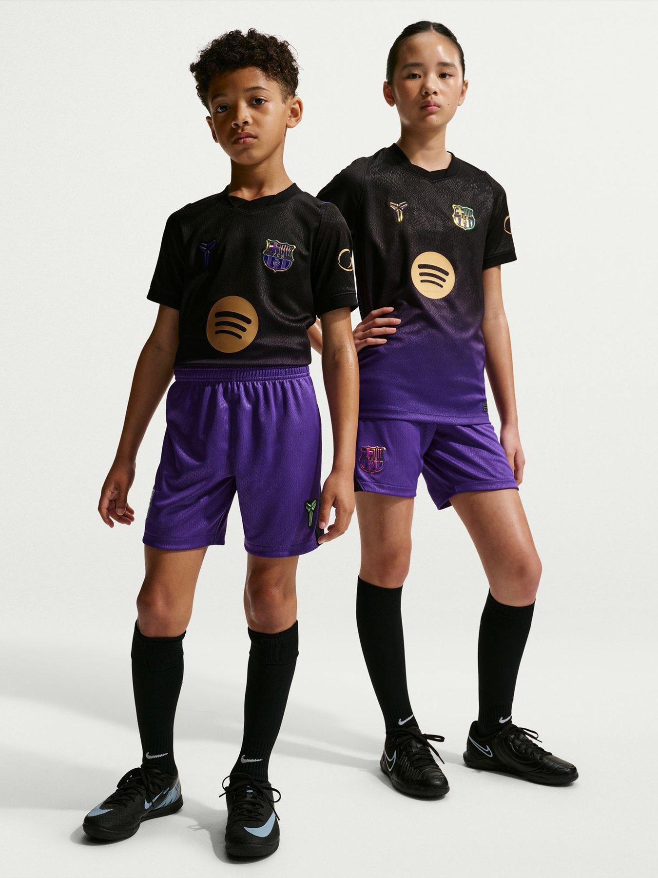 Image 3 of 7 of Nike Junior FC Barcelona X Kobe 26/27 Dri-Fit Stadium Away Short - Purple