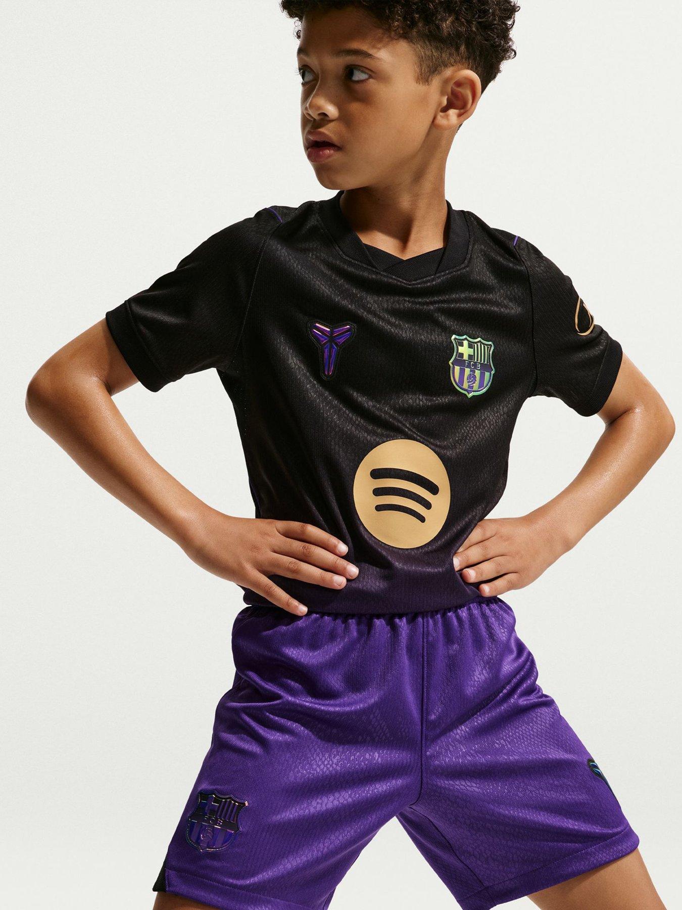 Image 4 of 7 of Nike Junior FC Barcelona X Kobe 26/27 Dri-Fit Stadium Away Short - Purple