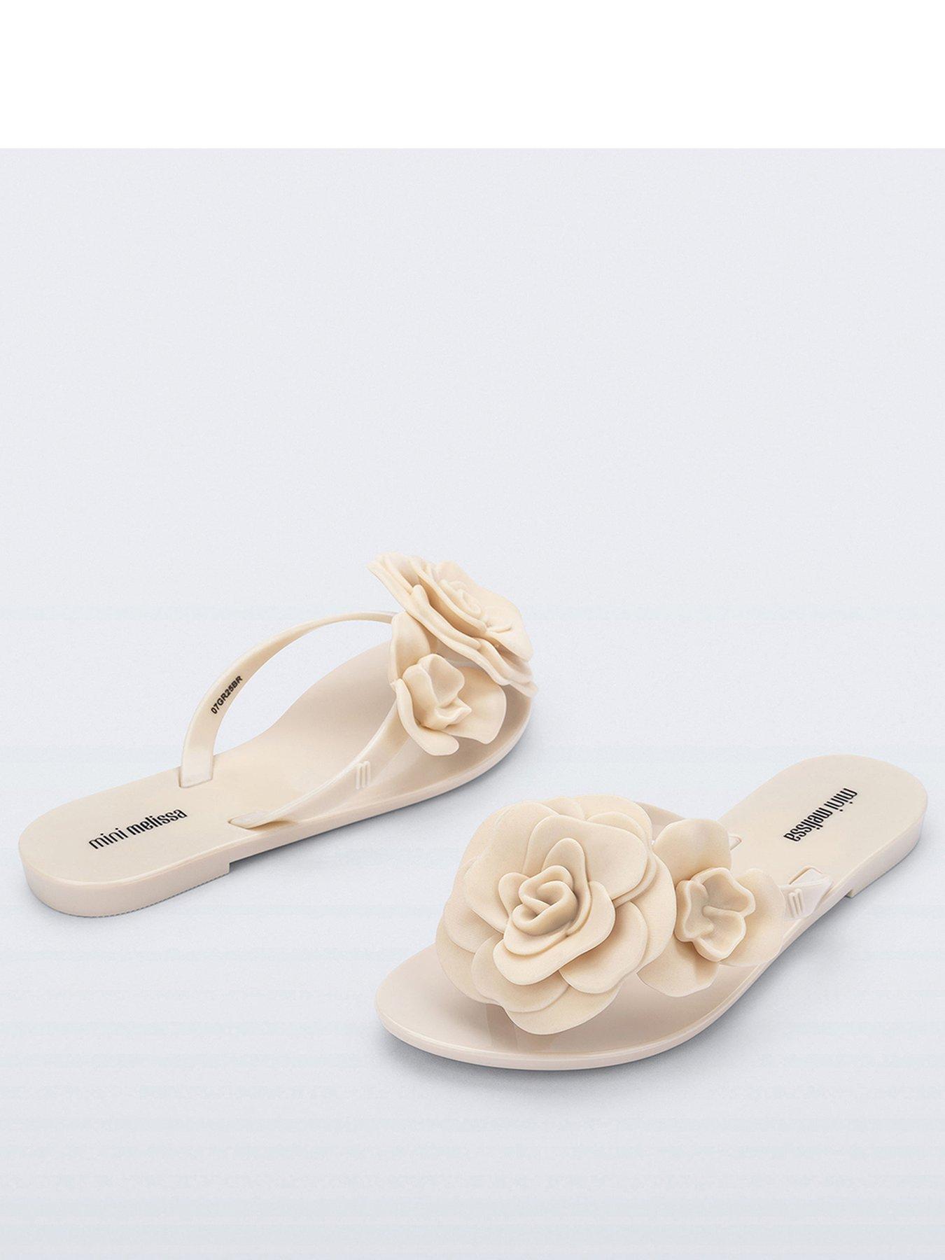 mini-melissa-harmonic-petals-jelly-flip-flops-beigestillFront