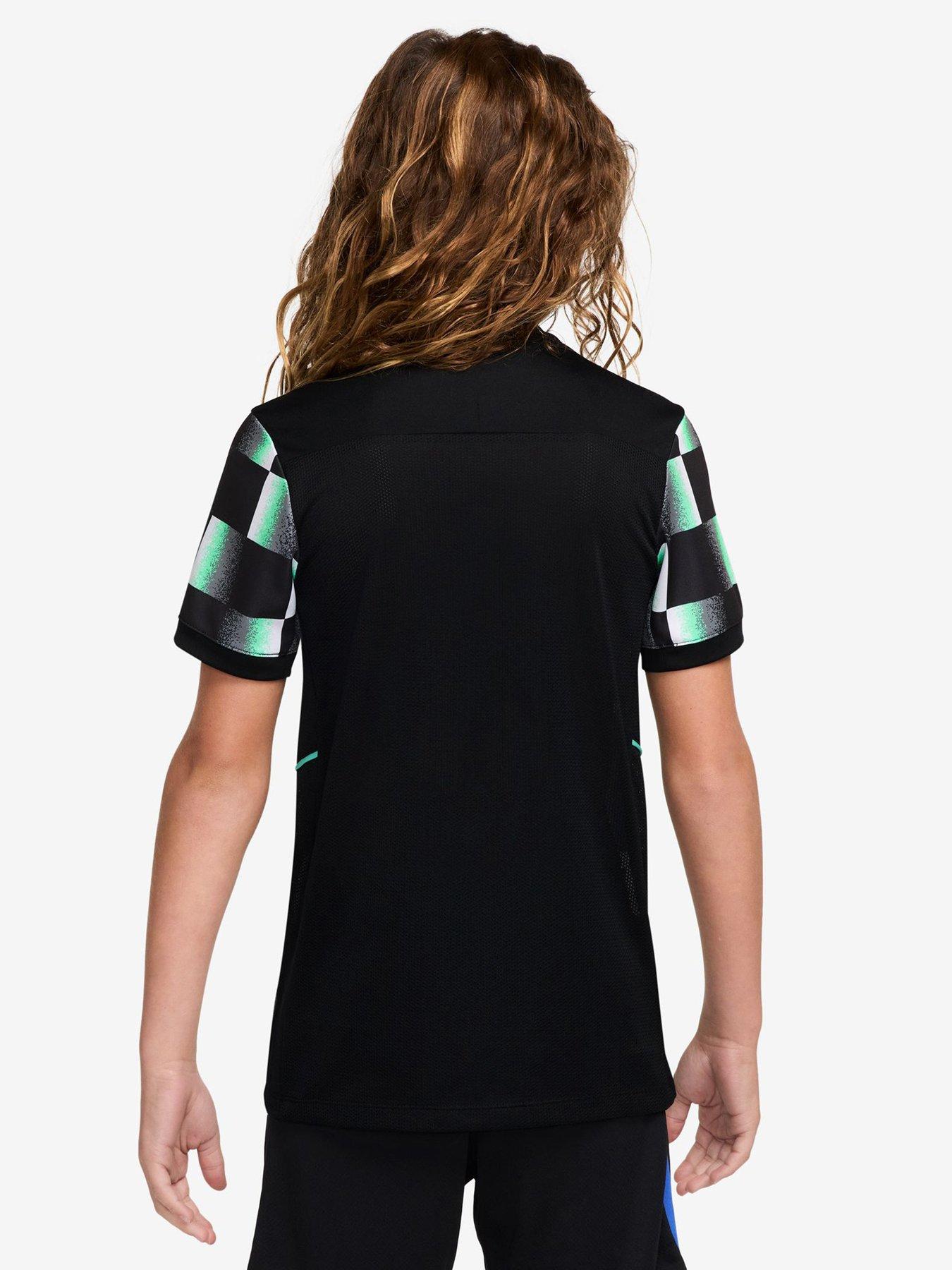 Image 2 of 7 of Nike Junior Mbappe Academy Dri-Fit Academy25 Short Sleeve Top - Black