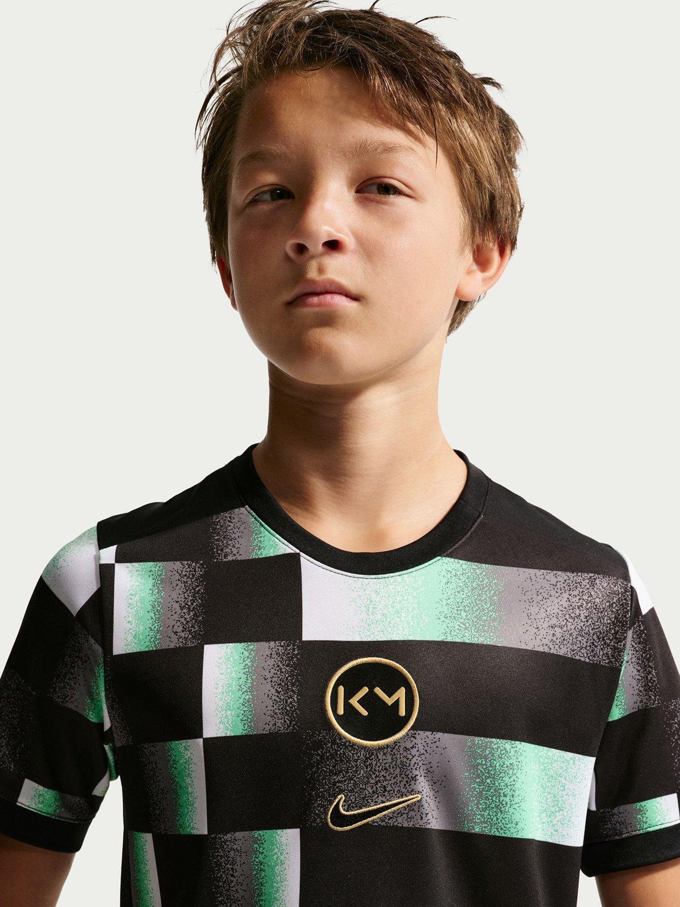 Image 5 of 7 of Nike Junior Mbappe Academy Dri-Fit Academy25 Short Sleeve Top - Black